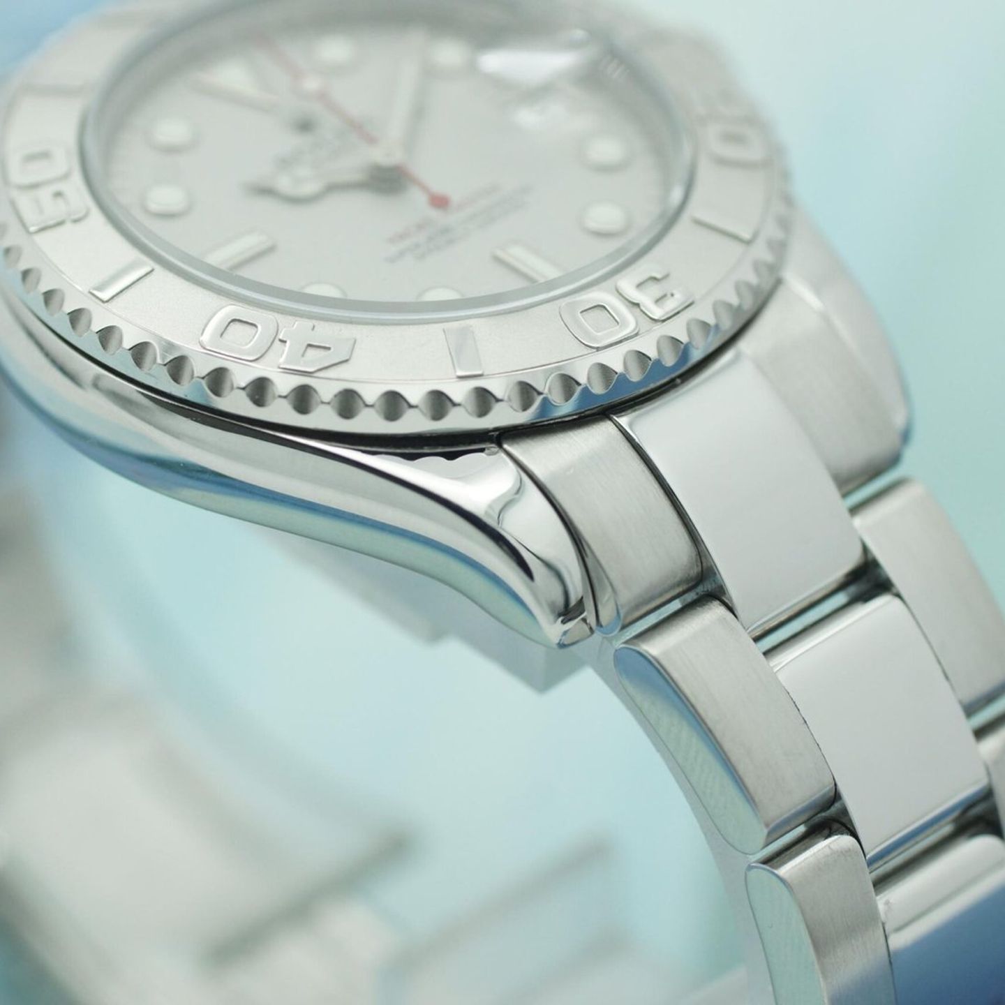 Rolex Yacht-Master 168622 (2007) - Zilver wijzerplaat 35mm Staal (8/8)