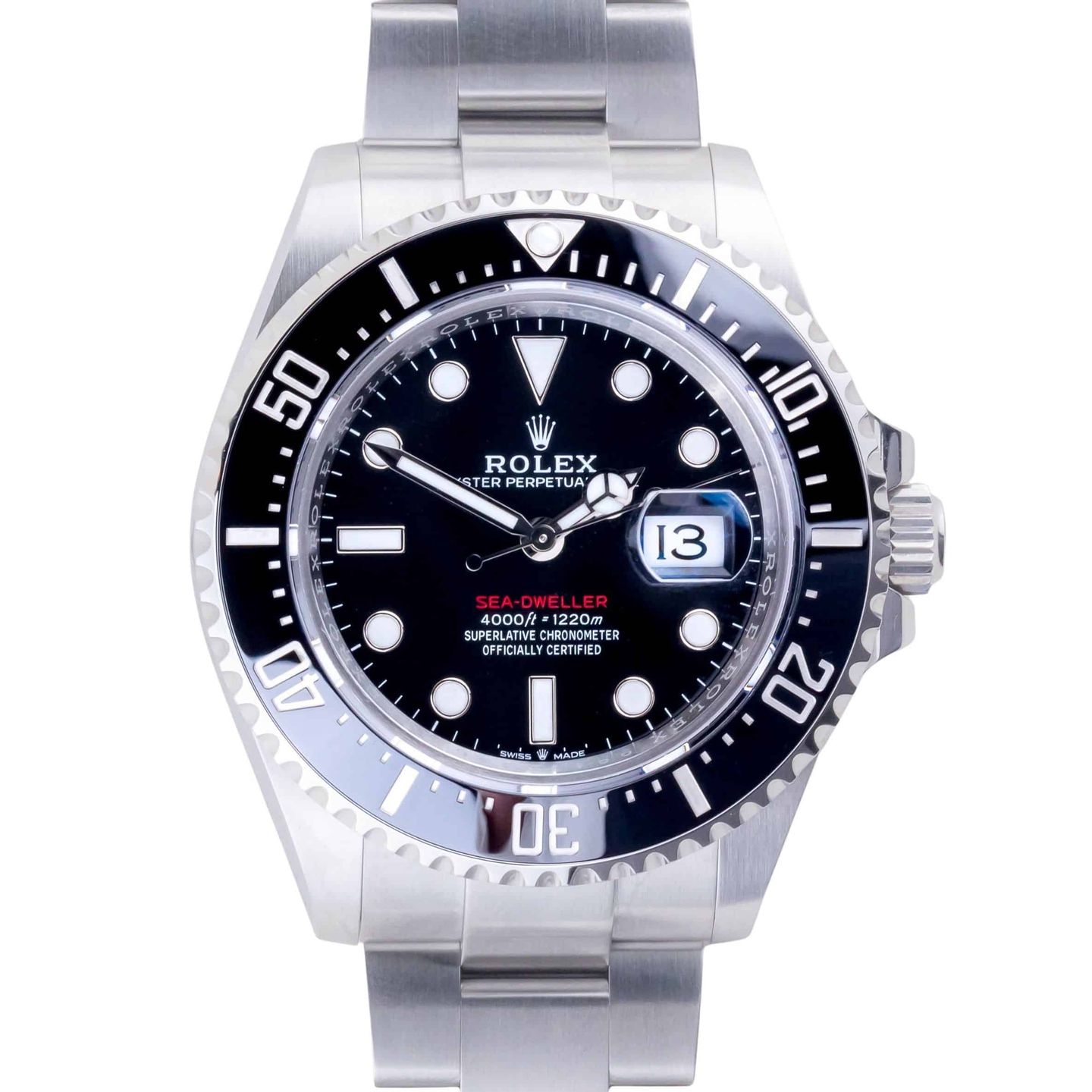 Rolex Sea-Dweller 126600 (2024) - Zwart wijzerplaat 43mm Staal (3/8)