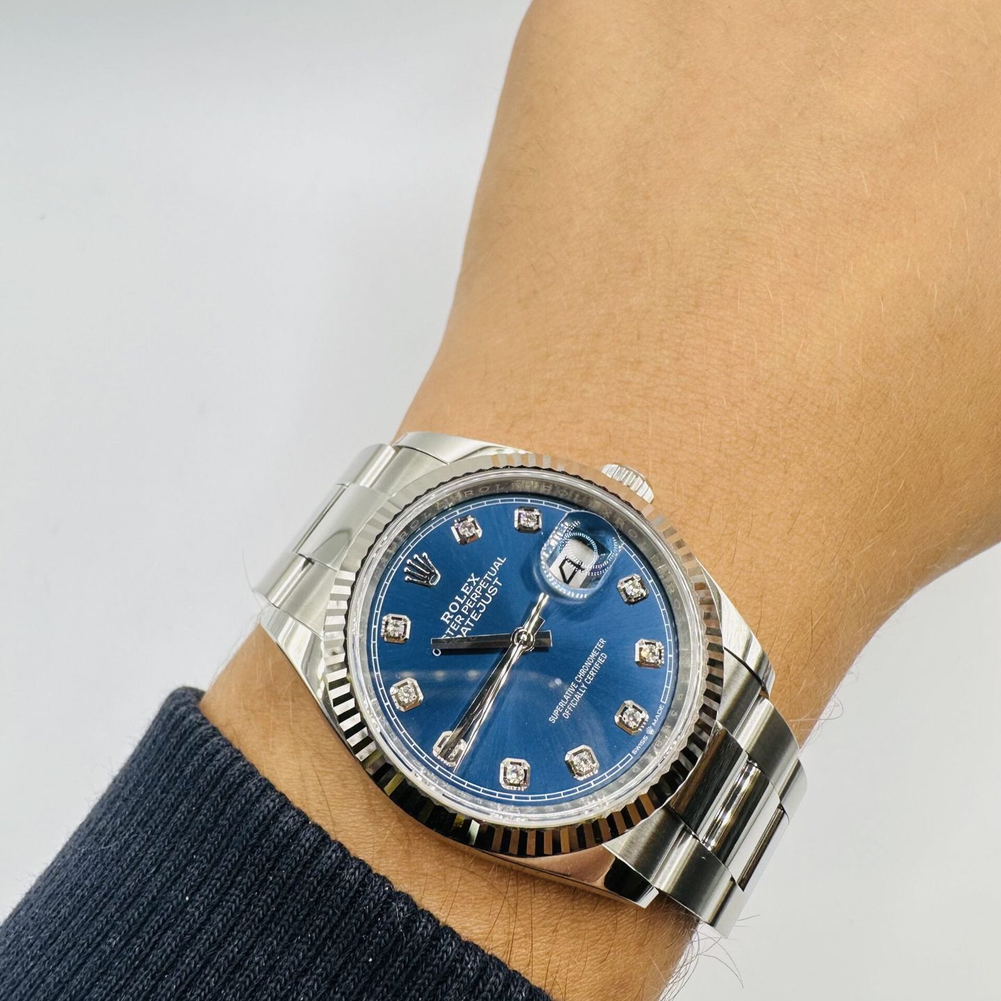 Rolex Datejust 36 126234 (2024) - Blauw wijzerplaat 36mm Staal (6/6)