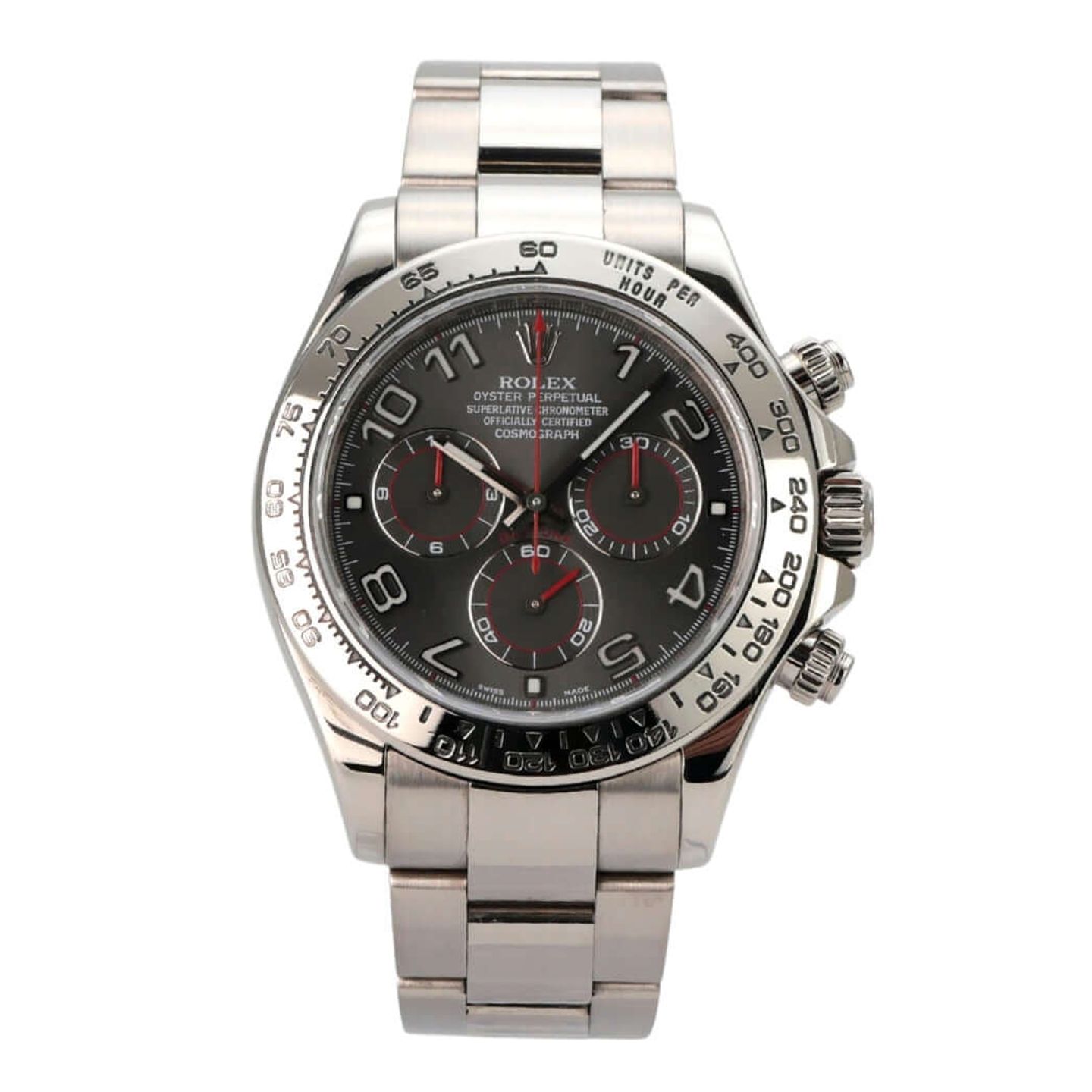 Rolex Daytona 116509 (2006) - Zilver wijzerplaat 40mm Witgoud (2/8)