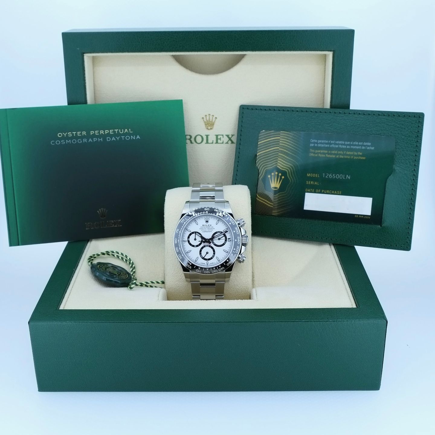 Rolex Daytona 116500LN (2024) - Wit wijzerplaat 40mm Staal (4/6)