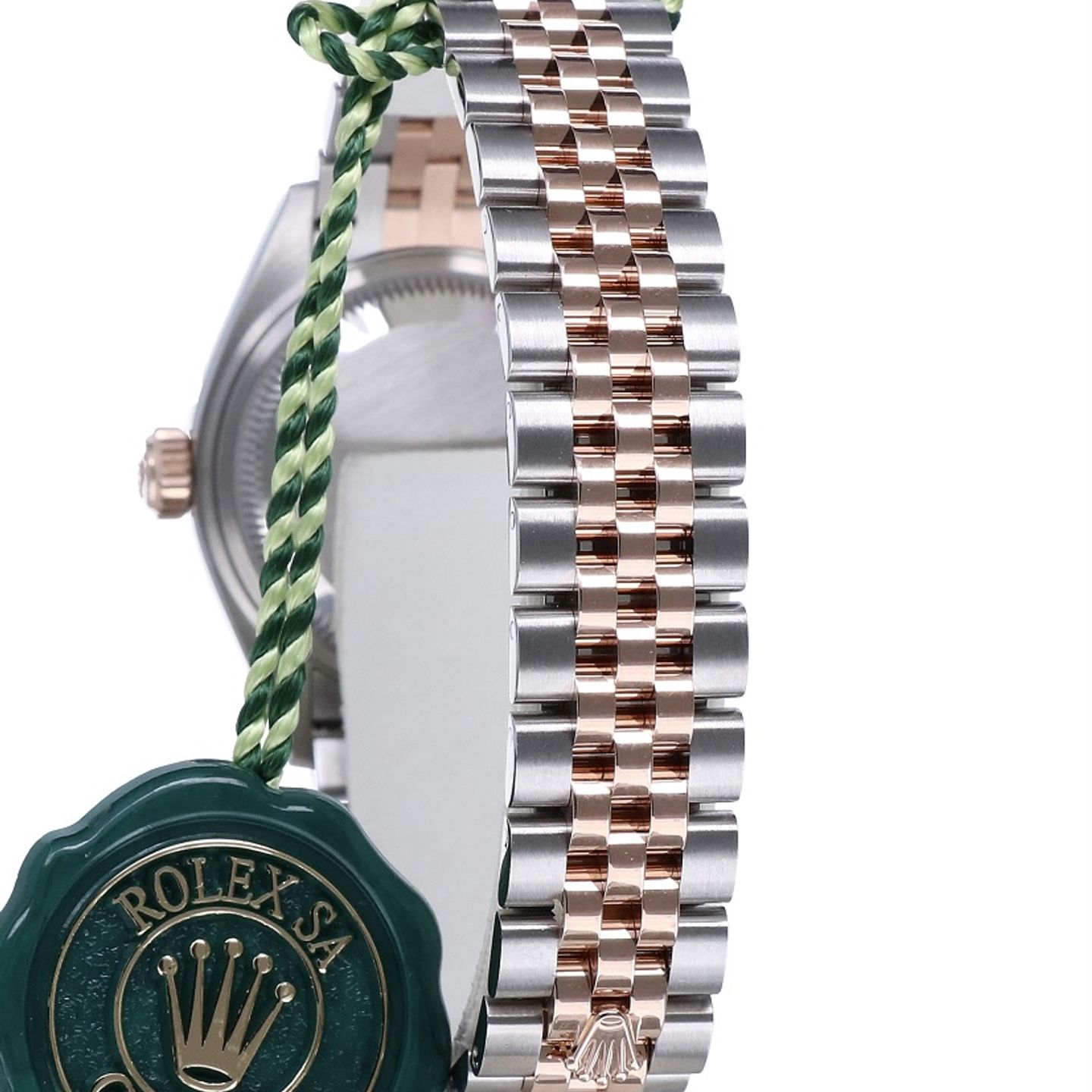 Rolex Lady-Datejust 279171 (2023) - Green dial 28 mm Steel case (8/8)