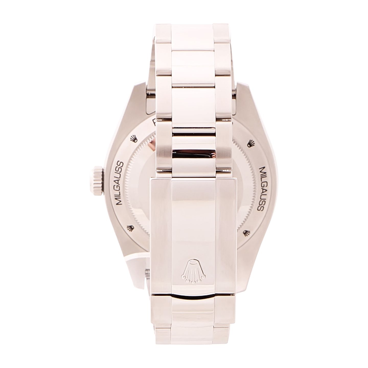 Rolex Milgauss 116400GV (2021) - Blue dial 40 mm Steel case (3/4)