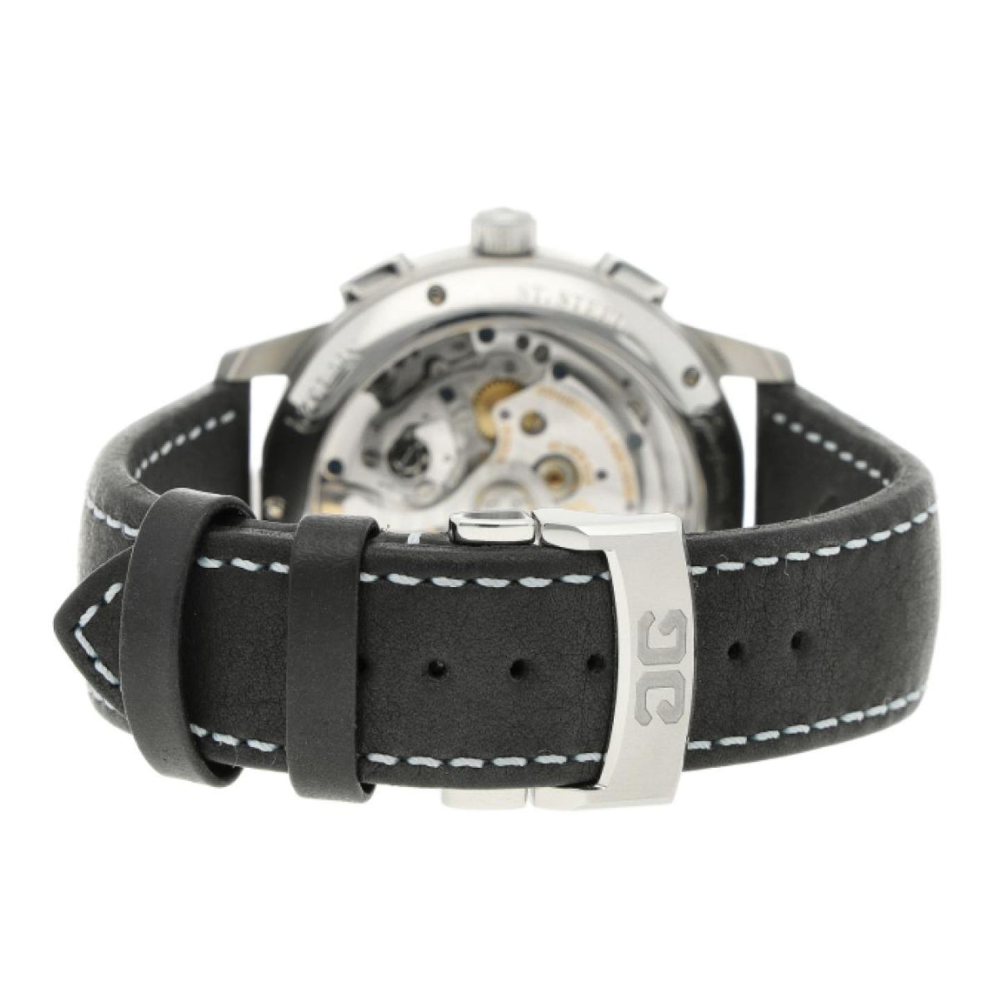 Glashütte Original Senator Chronograph Panorama Date 1-37-01-03-02-35 (2024) - Black dial 42 mm Steel case (4/5)