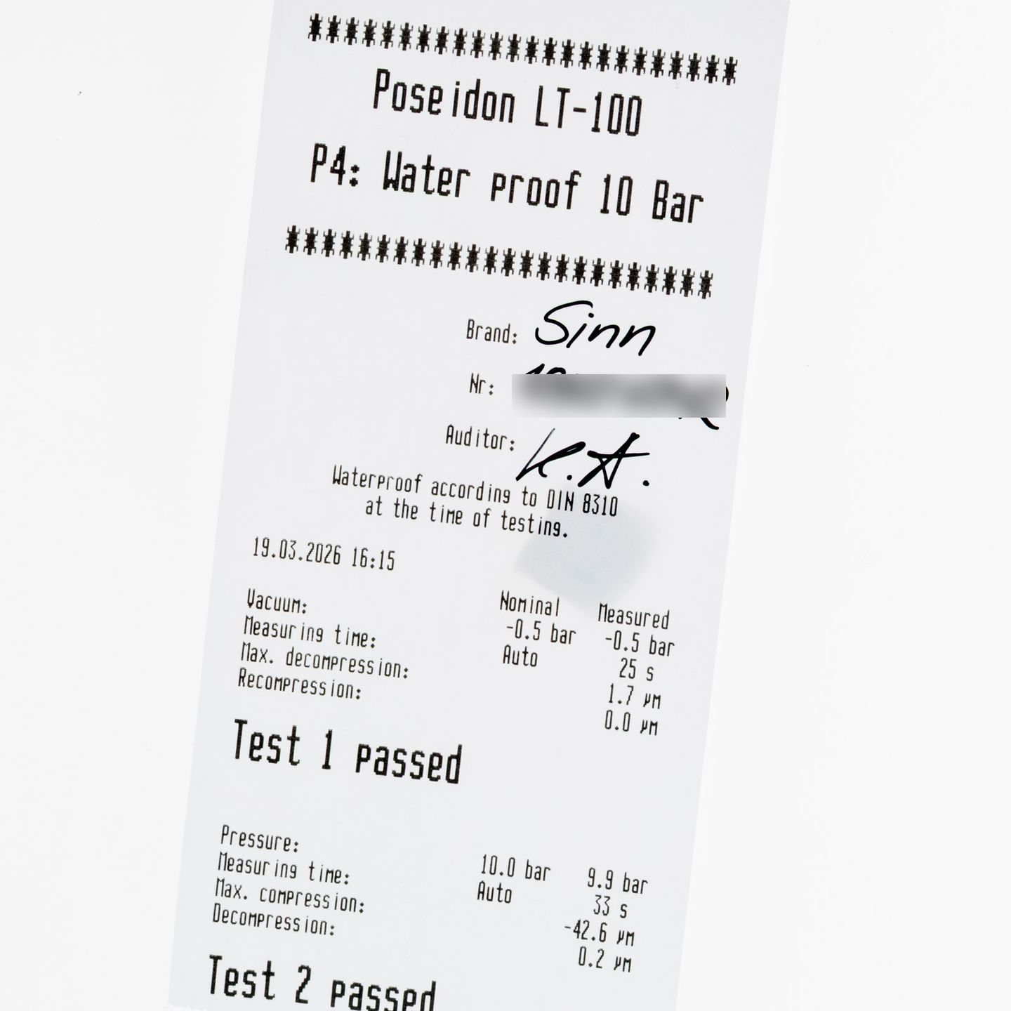 Sinn U50 1050.0202 (Onbekend (willekeurig serienummer)) - Blauw wijzerplaat 41mm Staal (5/8)