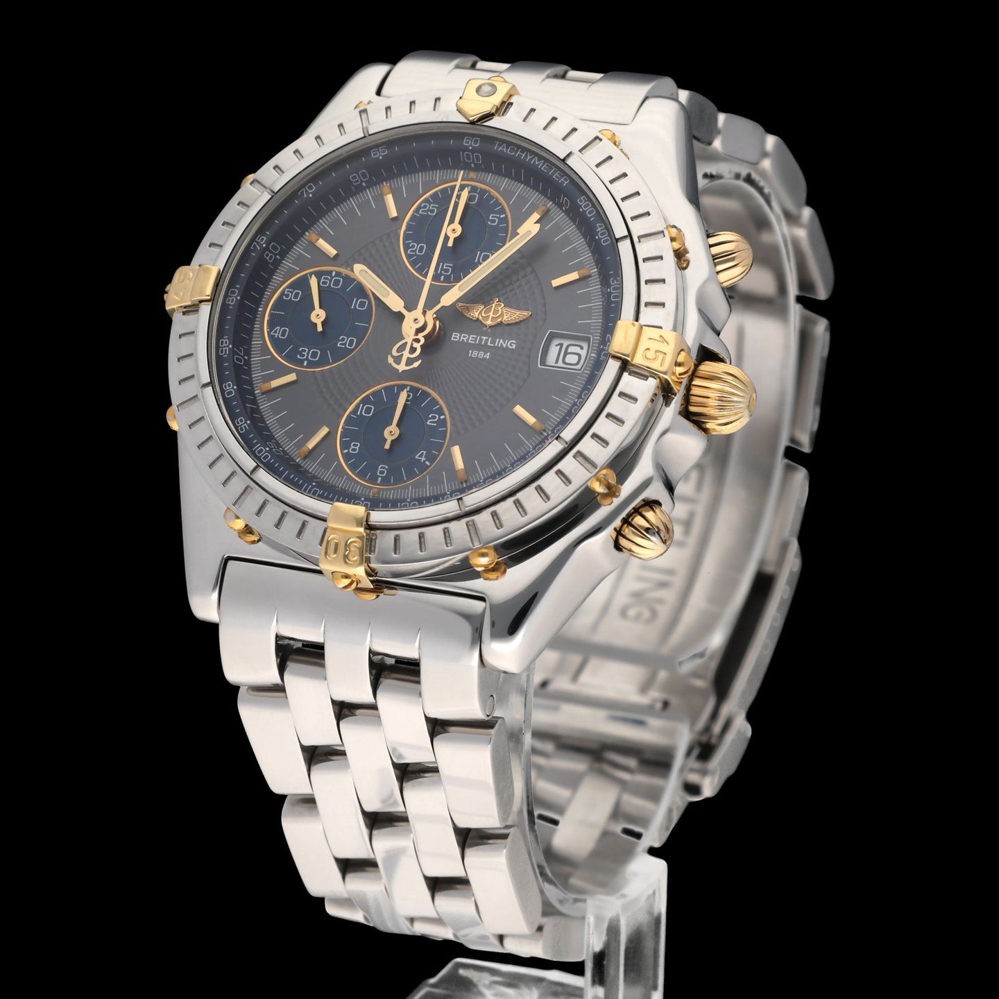 Breitling Chronomat B13050.1 (1995) - Grey dial 39 mm Steel case (2/7)