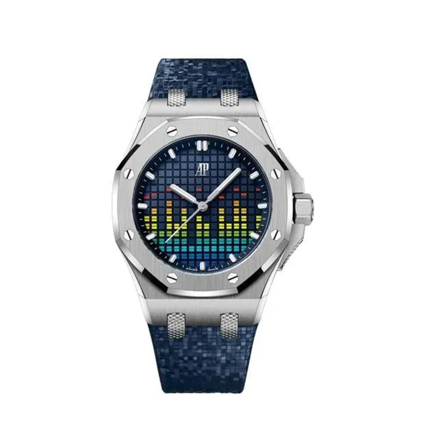 Audemars Piguet Royal Oak Offshore 77600TI.OO.A343CA.01 (2023) - Blue dial 37 mm Titanium case (1/6)
