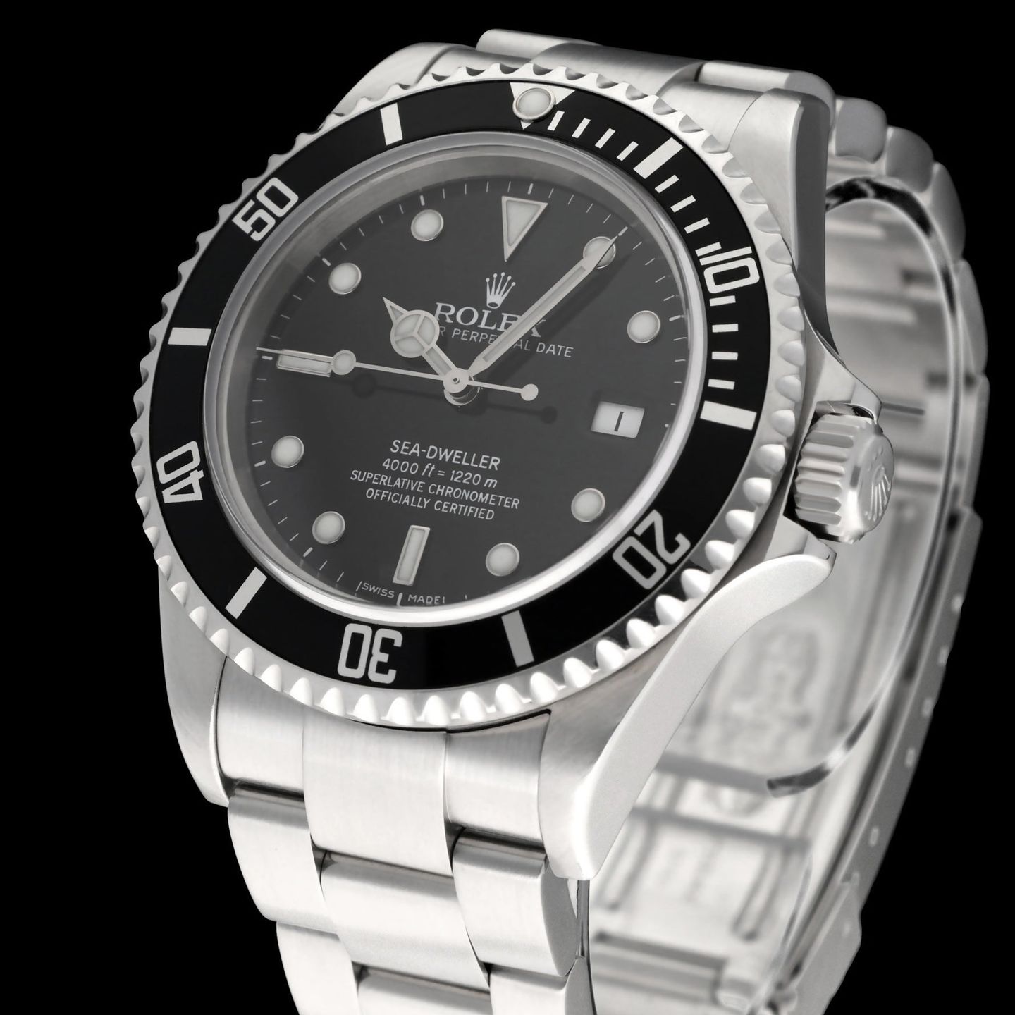 Rolex Sea-Dweller 4000 16600 (2007) - Black dial 40 mm Steel case (7/8)