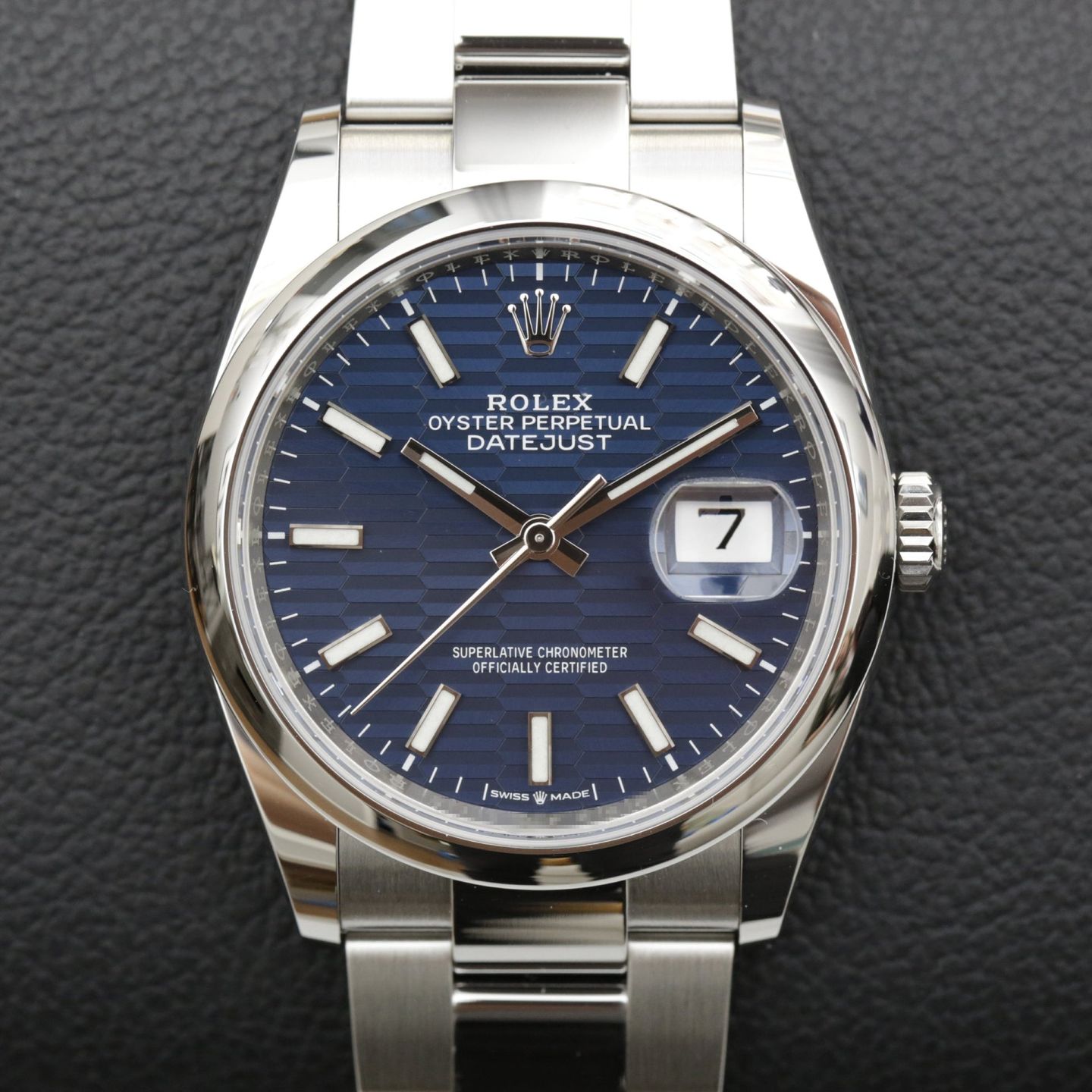 Rolex Datejust 36 126200 (2023) - Blauw wijzerplaat 36mm Staal (1/7)