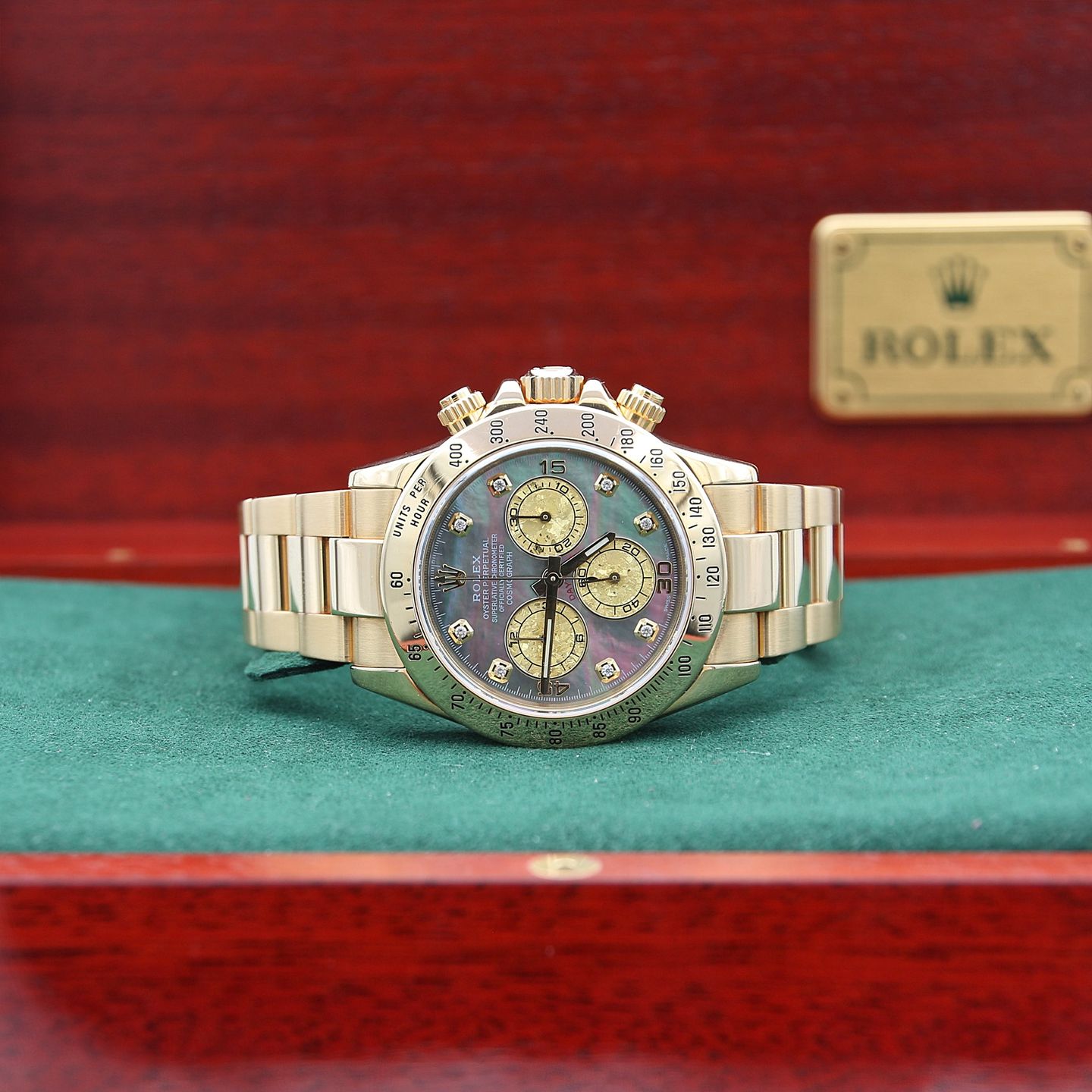 Rolex Daytona 116528 (Unknown (random serial)) - 40 mm Yellow Gold case (2/8)