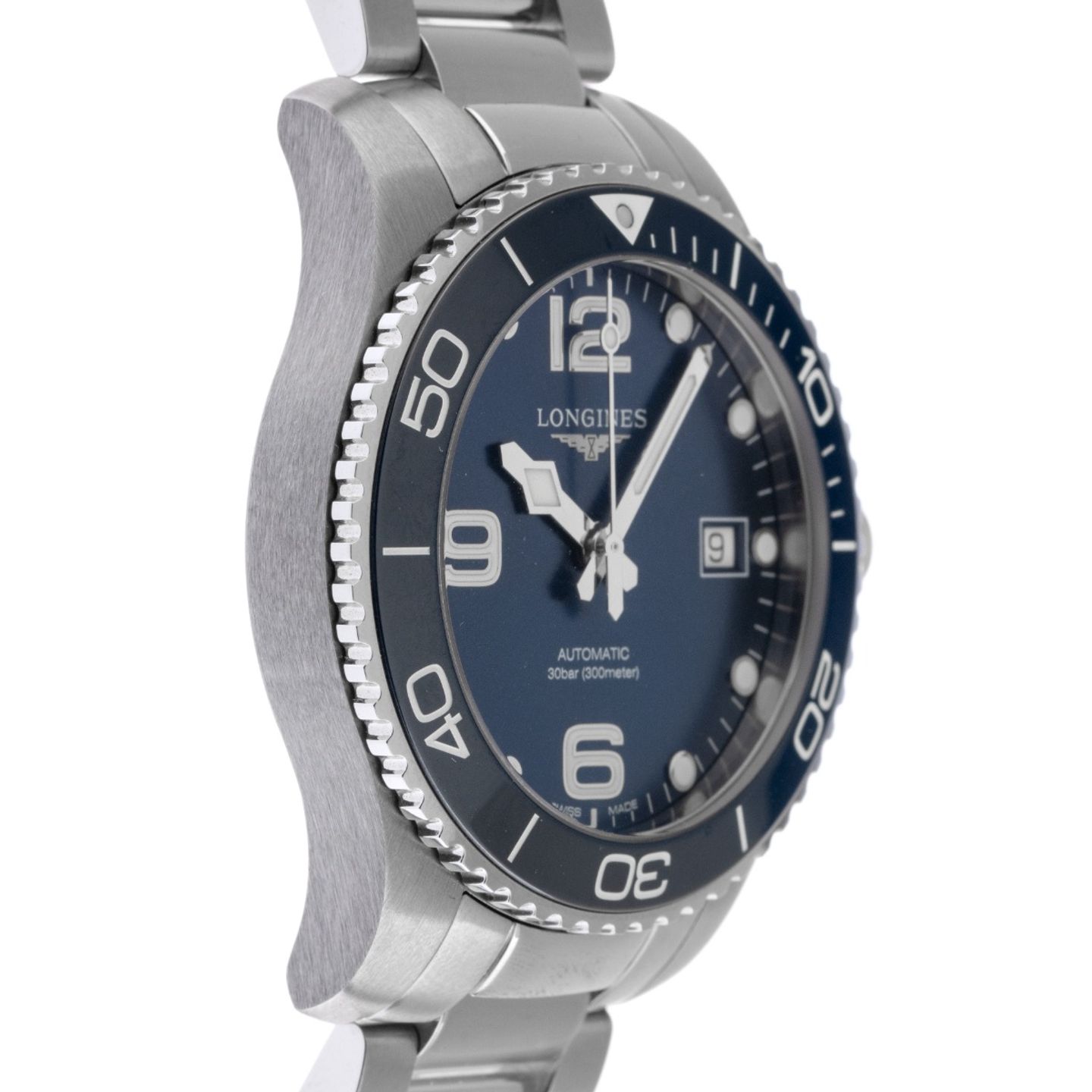 Longines HydroConquest L3.780.4.96.6 (2025) - Blauw wijzerplaat 39mm Staal (5/7)