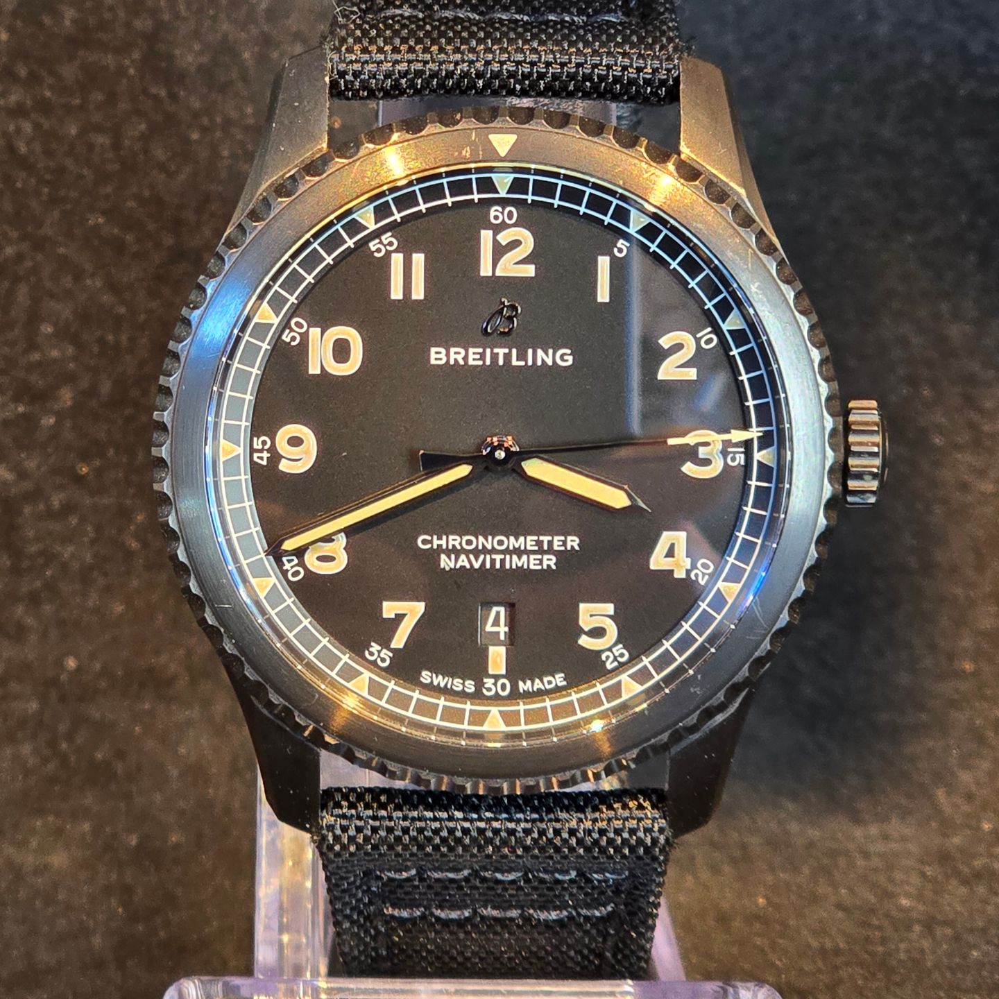 Breitling Navitimer 8 A17314101B1X1 (Onbekend (willekeurig serienummer)) - Zwart wijzerplaat 41mm Staal (1/7)