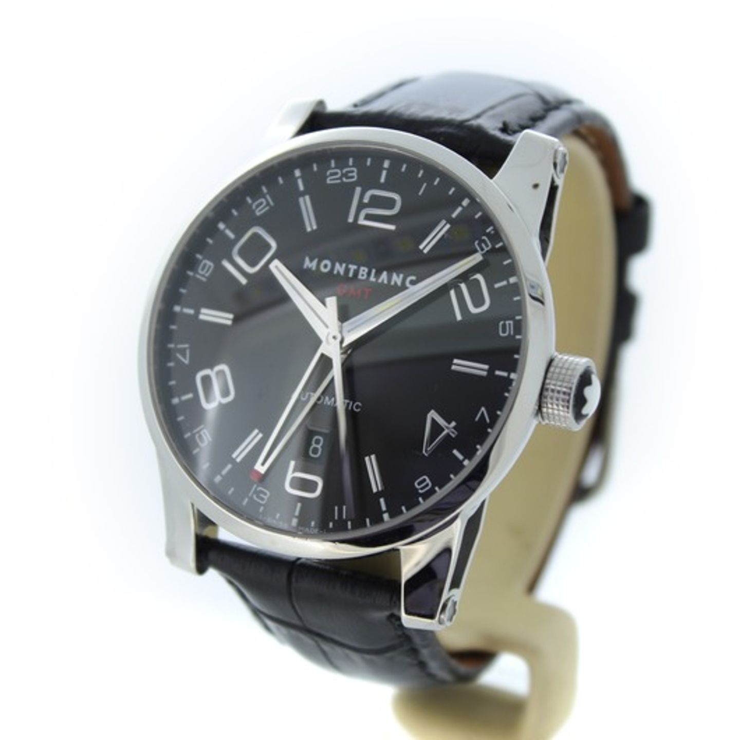 Montblanc Timewalker 7081 (2015) - Zwart wijzerplaat 42mm Staal (3/7)