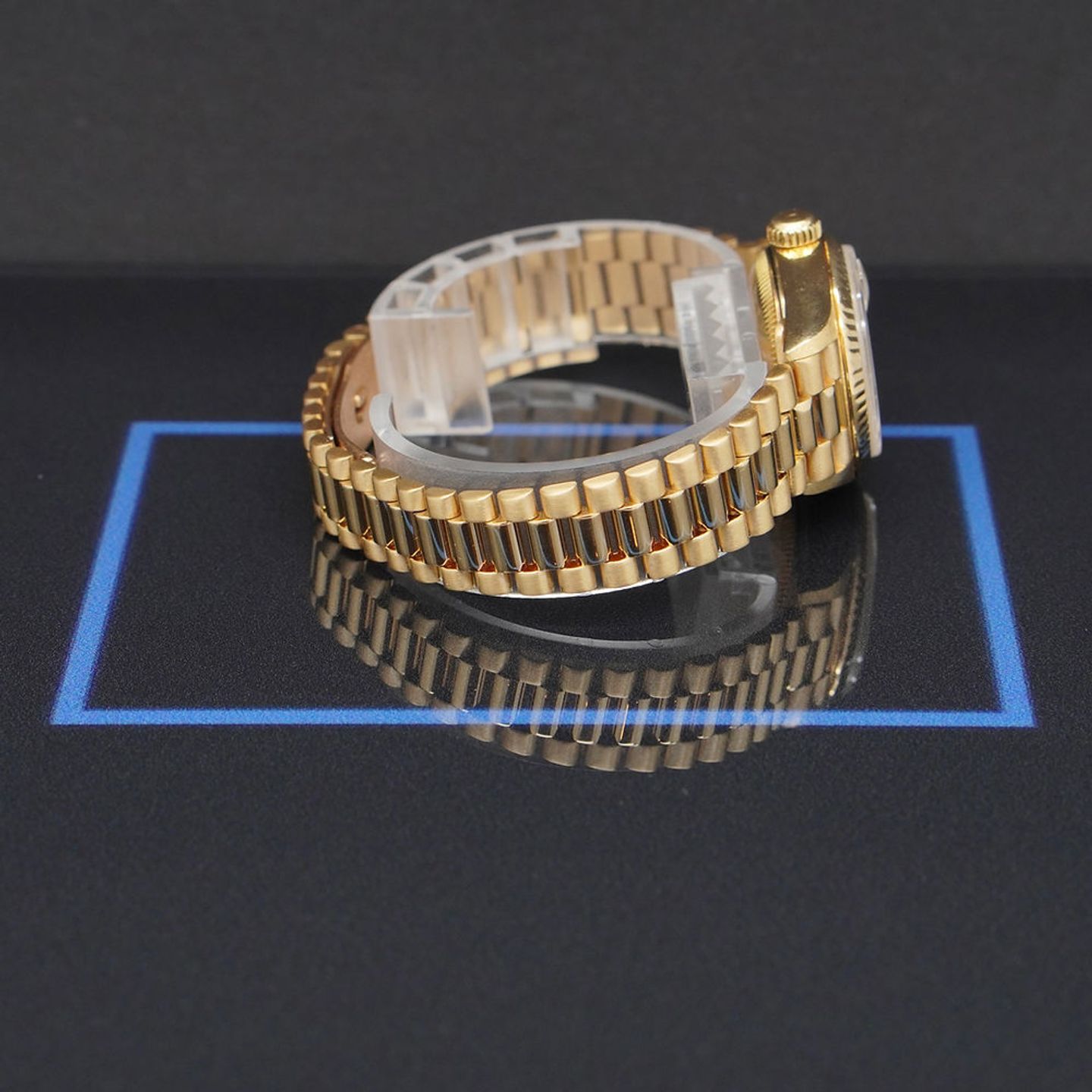 Rolex Lady-Datejust 69178 (1987) - Gold dial 26 mm Yellow Gold case (8/8)