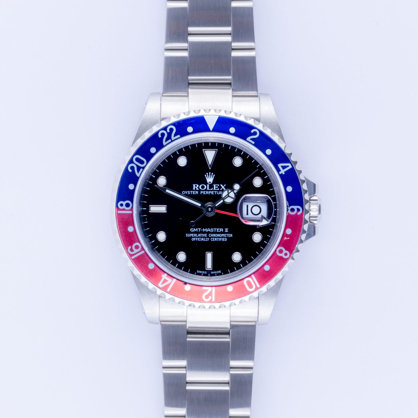 Rolex GMT-Master II 16710 (2000) - Black dial 40 mm Steel case (3/8)