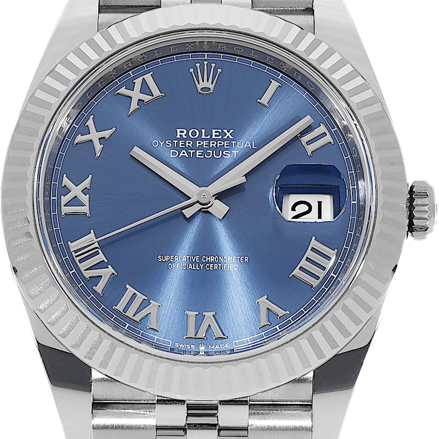Rolex Datejust 41 126334 (2022) - Blue dial 40 mm Steel case (2/5)