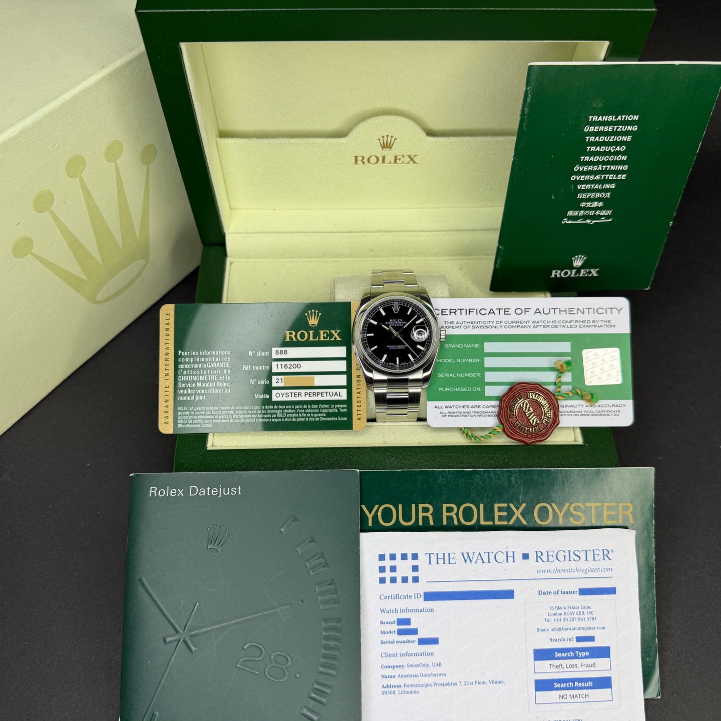 Rolex Datejust 36 116200 (2011) - 36 mm Steel case (3/8)