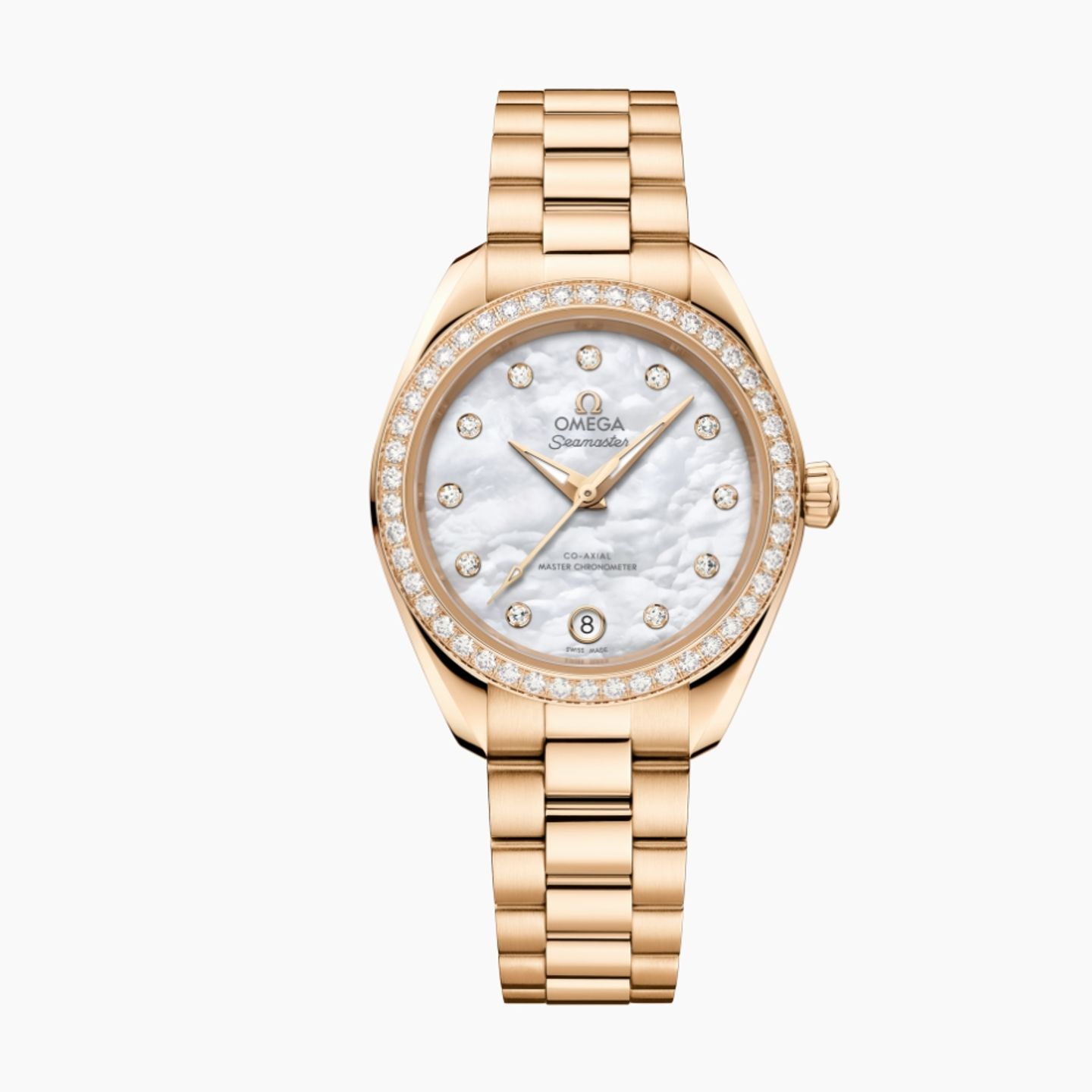 Omega Seamaster Aqua Terra 220.55.30.20.55.001 (2025) - White dial 30 mm Yellow Gold case (1/1)