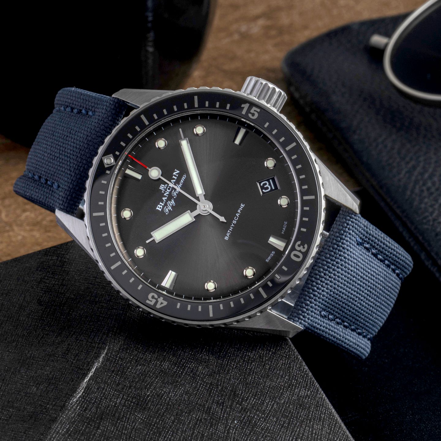 Blancpain Fifty Fathoms Bathyscaphe 5000-1110-B52A - (2/8)