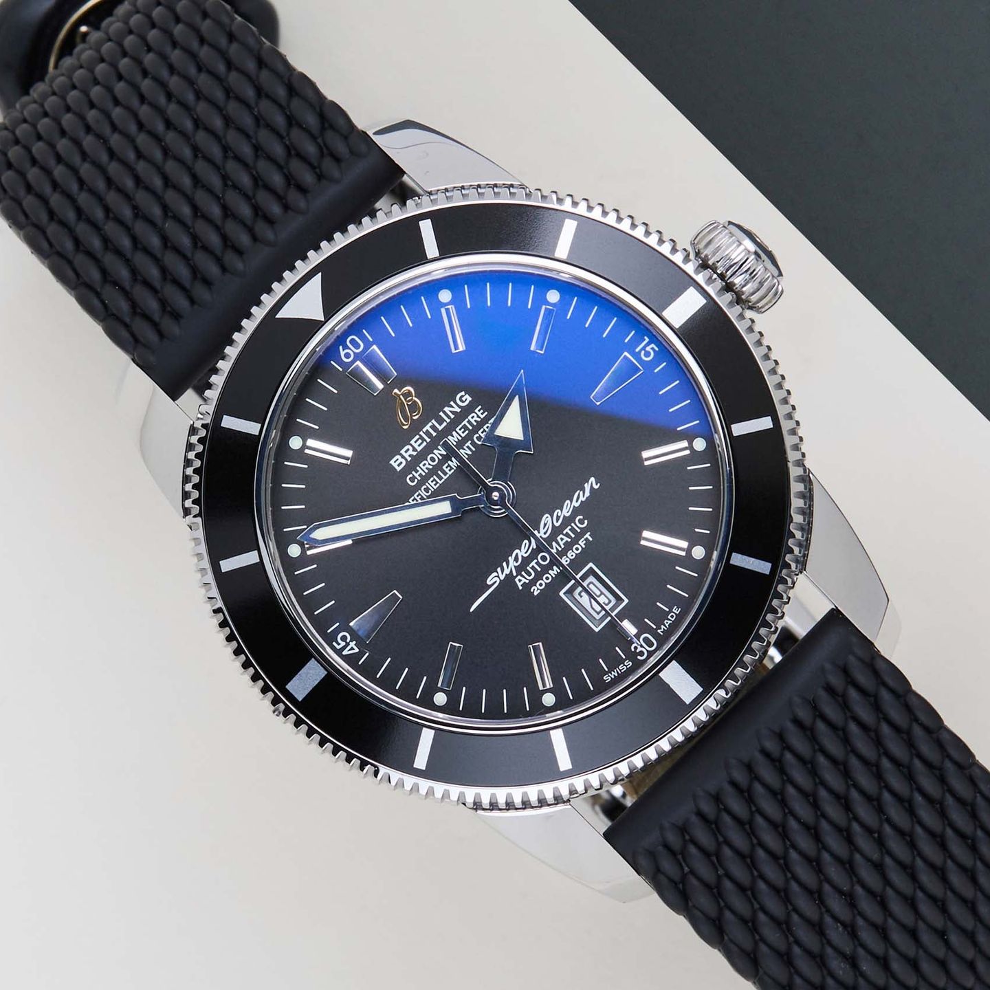 Breitling Superocean Heritage 46 A1732024/B868 (2018) - Black dial 46 mm Steel case (1/8)