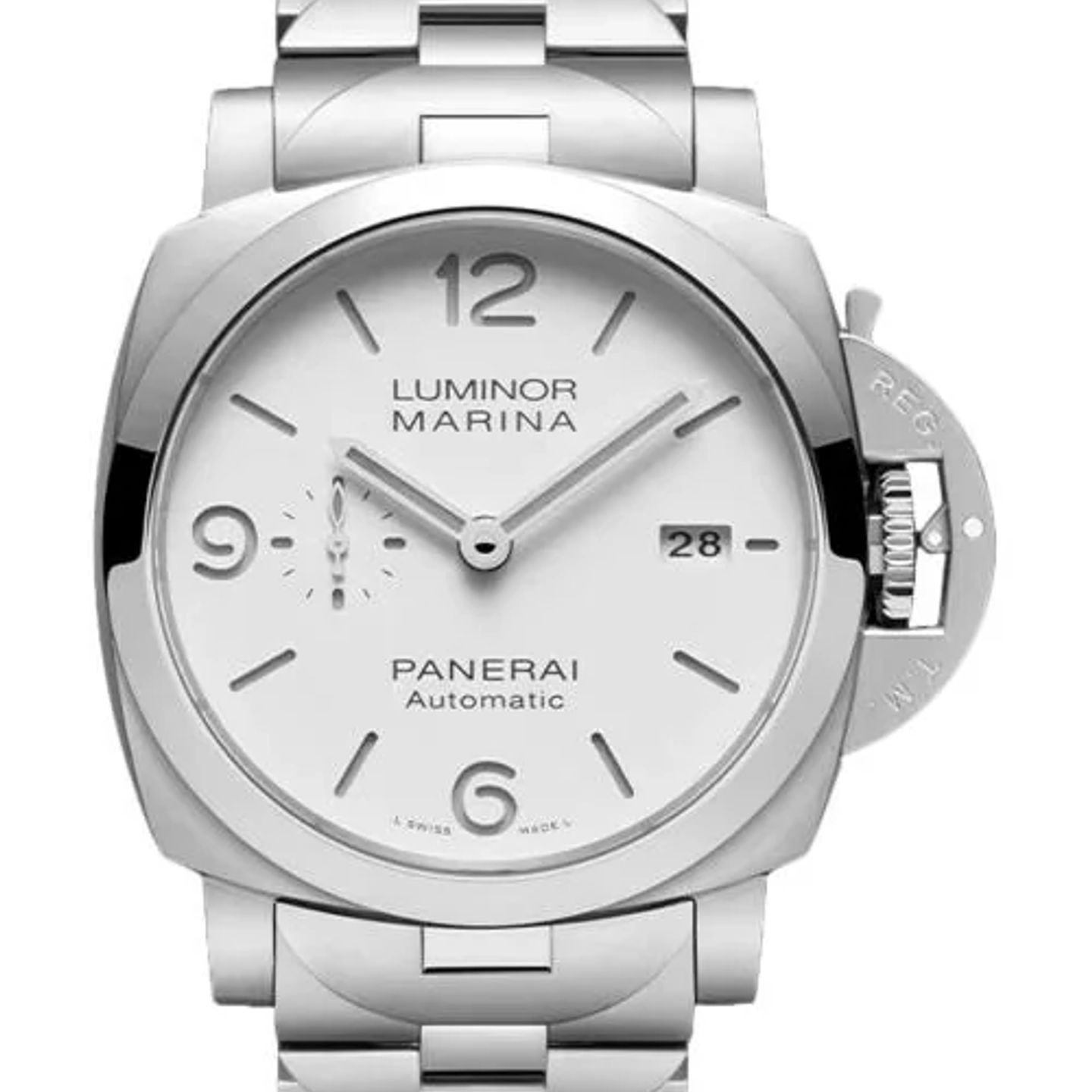 Panerai Luminor Marina 8 Days PAM01564 (2026) - Wit wijzerplaat 44mm Staal (1/1)