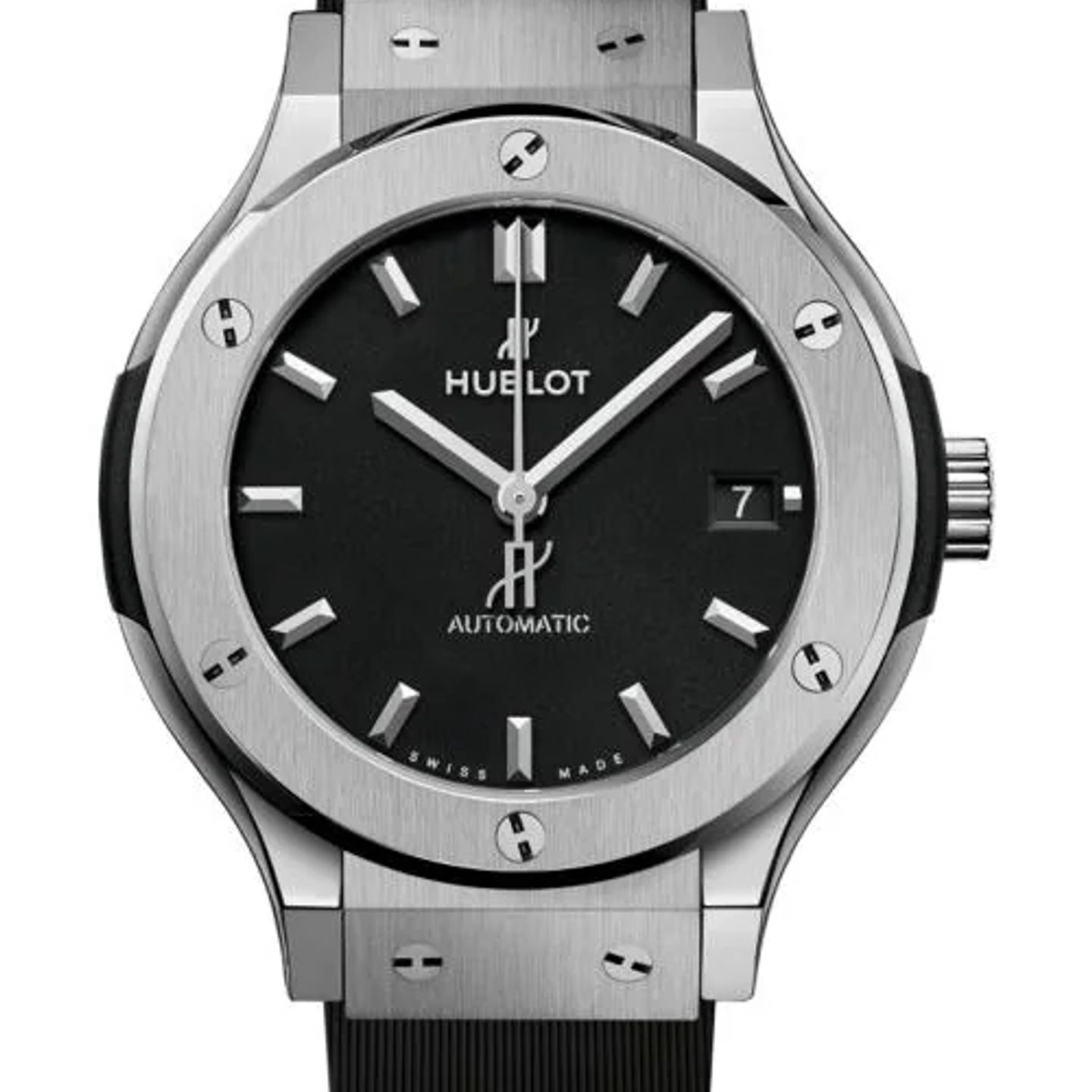 Hublot Classic Fusion 565.NX.1470.RX (2026) - Zwart wijzerplaat 38mm Titanium (1/1)