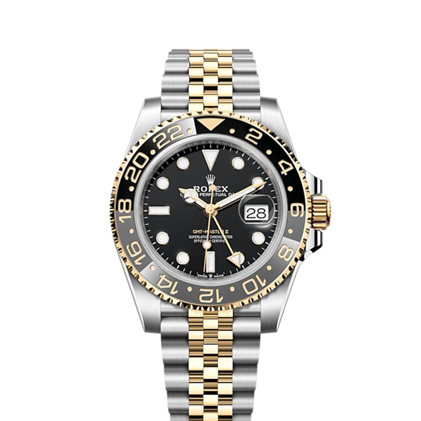 Rolex GMT-Master II 126713GRNR (2025) - Black dial 40 mm Gold/Steel case (2/2)