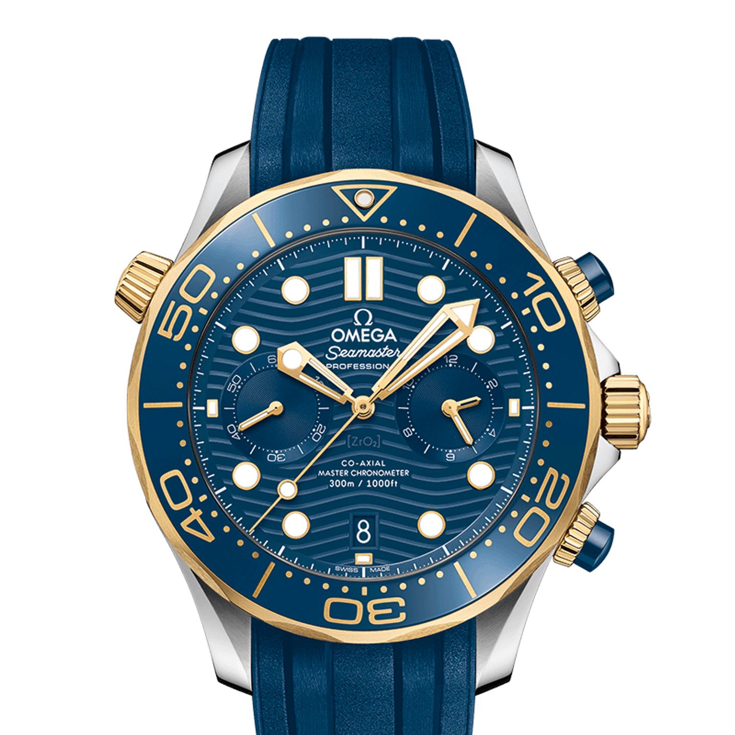 Omega Seamaster Diver 300 M 210.22.44.51.03.001 (2024) - Blue dial 44 mm Gold/Steel case (1/1)