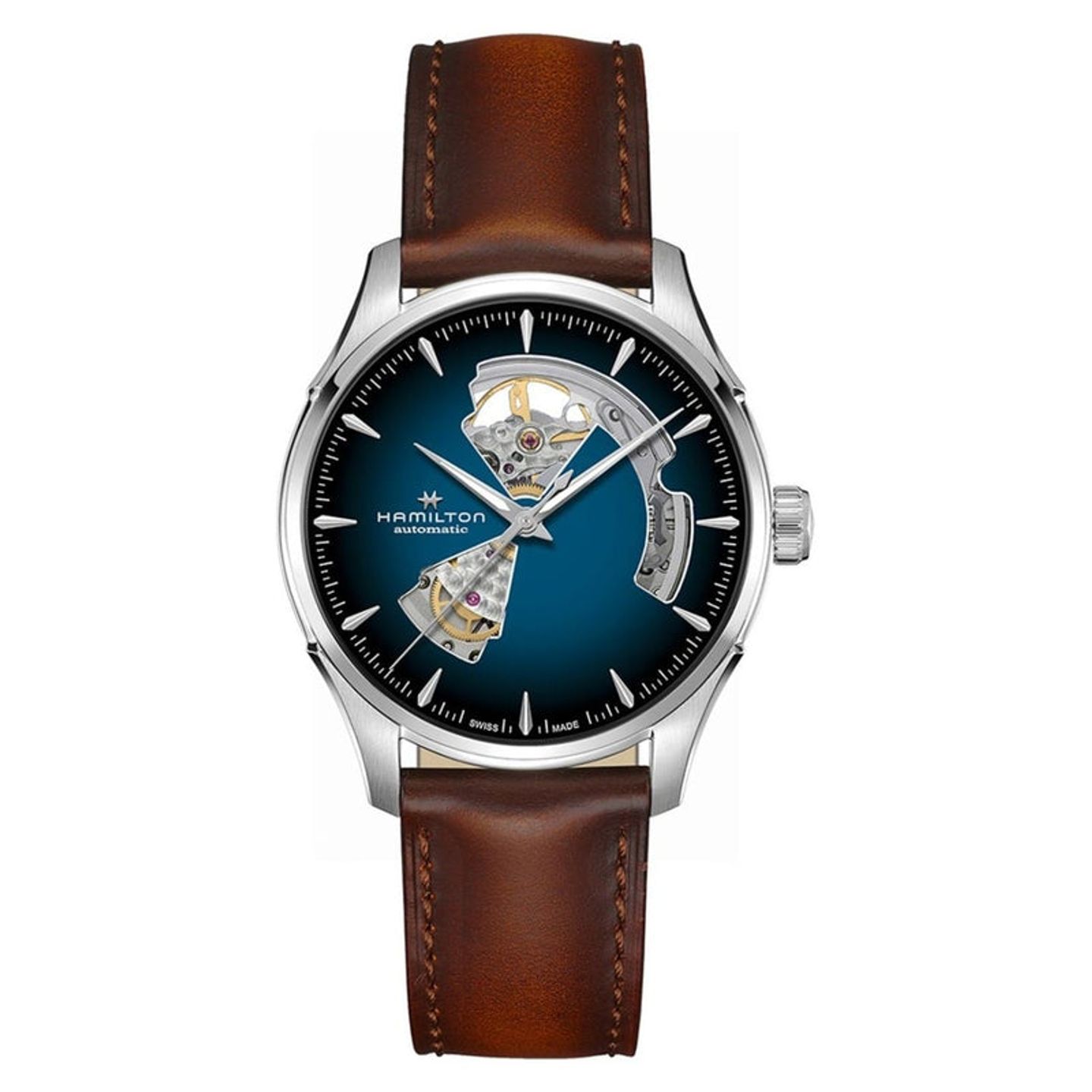 Hamilton Jazzmaster H32675540 (2026) - Blauw wijzerplaat 40mm Staal (1/4)