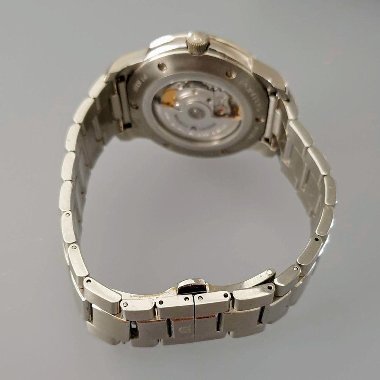 Maurice Lacroix Pontos Day Date PT6358-SS002-430-1 (Unknown (random serial)) - Blue dial 41 mm Steel case (6/8)