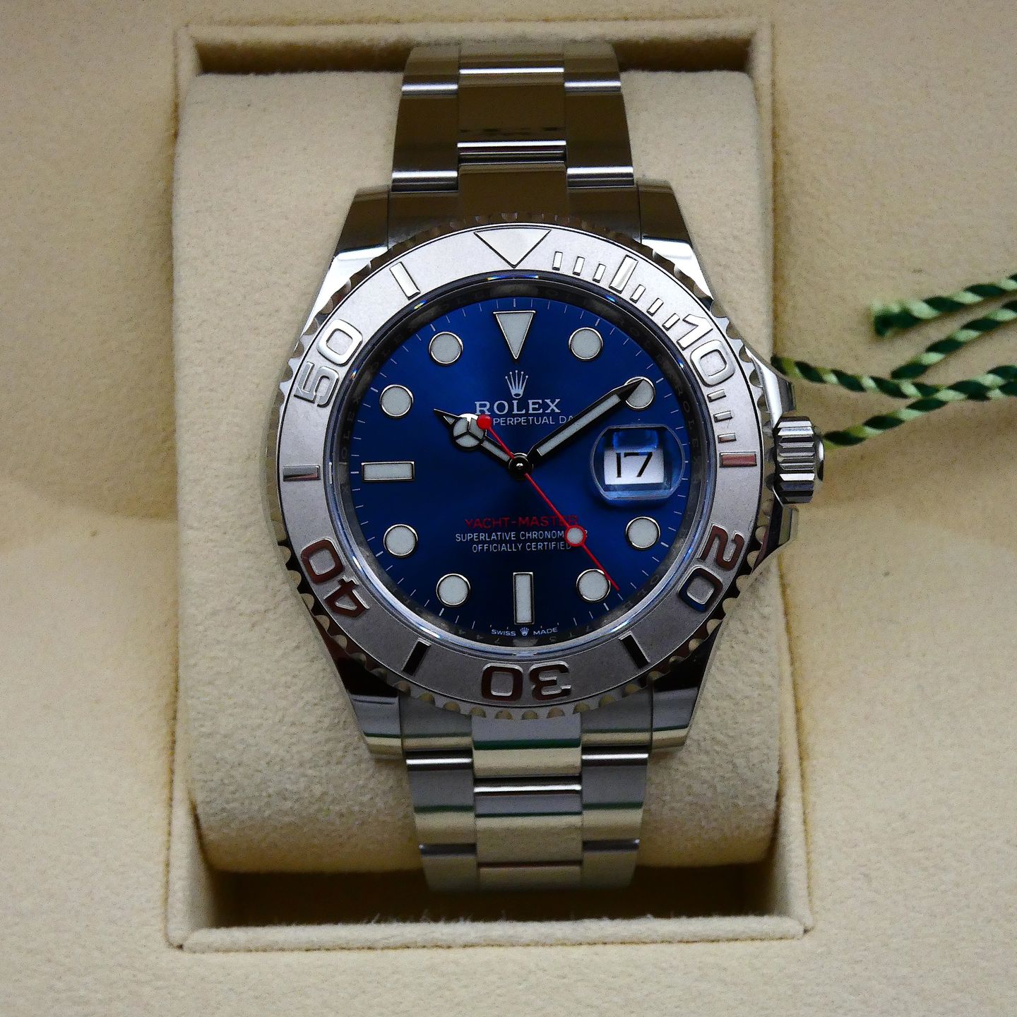 Rolex Yacht-Master 40 126622 (2020) - Blauw wijzerplaat 40mm Staal (3/3)