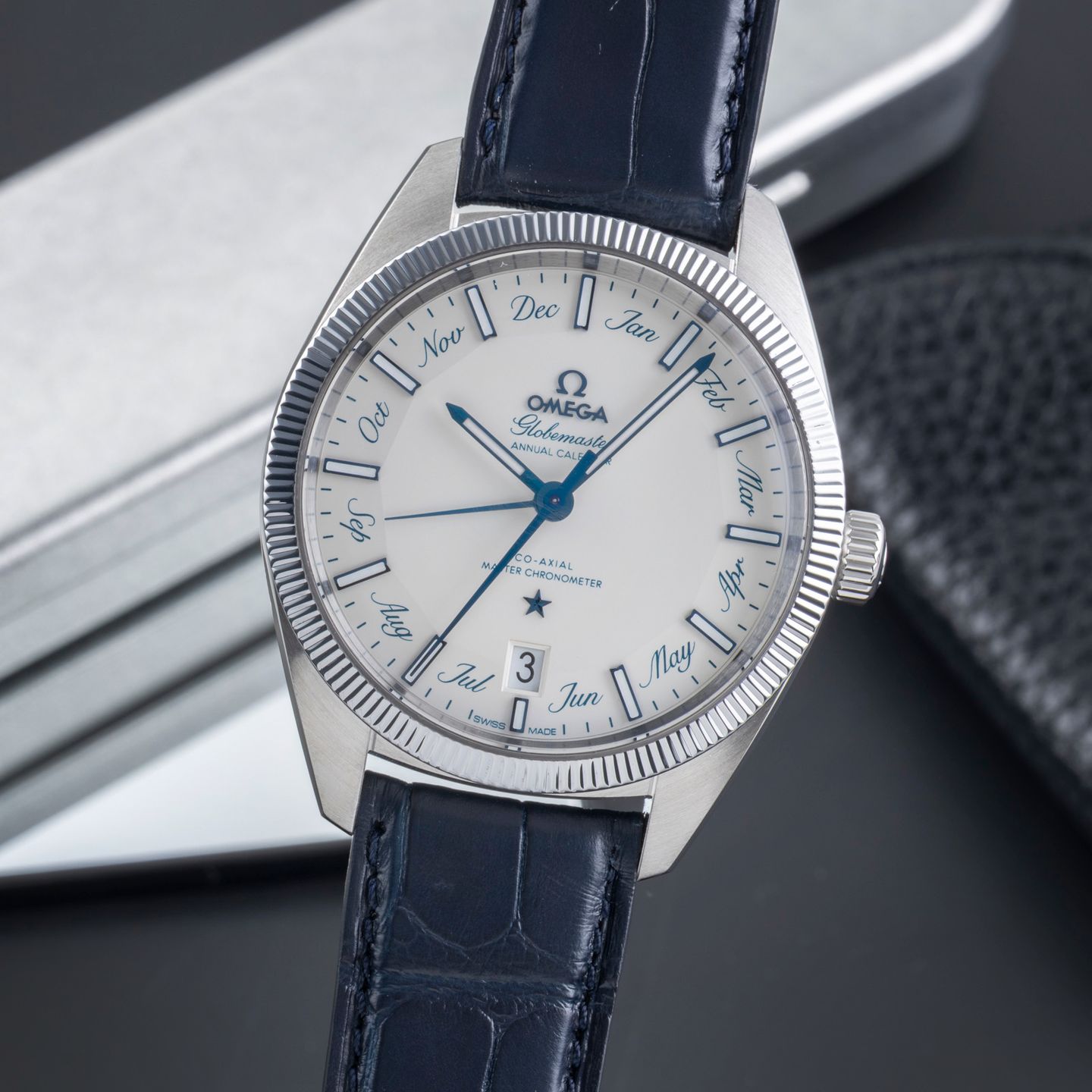 Omega Globemaster 130.33.41.22.02.001 (Onbekend (willekeurig serienummer)) - Zilver wijzerplaat 41mm Staal (3/8)