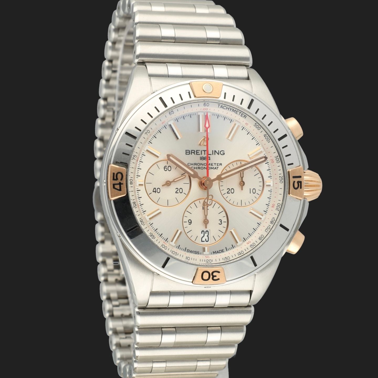 Breitling Chronomat 42 IB0134101G1A1 (2023) - Zilver wijzerplaat 42mm Staal (4/8)