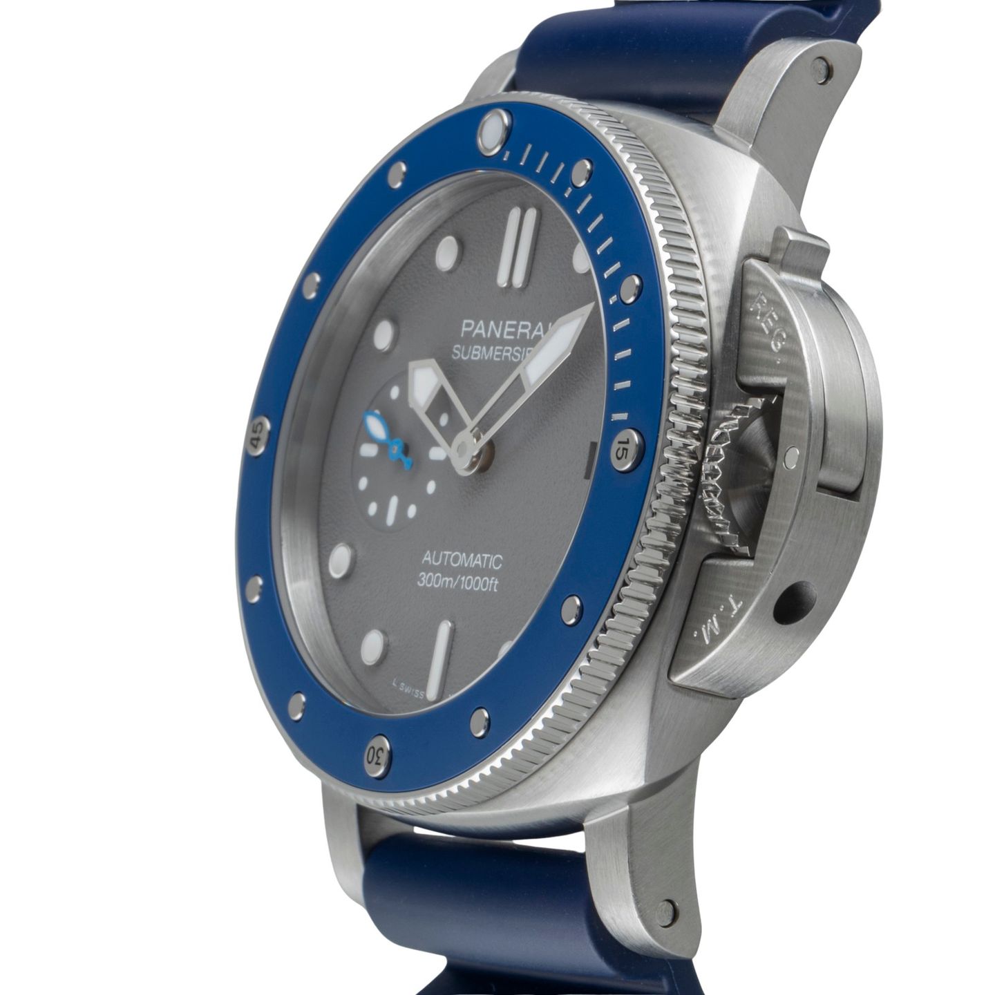 Panerai Luminor Submersible PAM00959 (Unknown (random serial)) - Grey dial 42 mm Steel case (6/8)