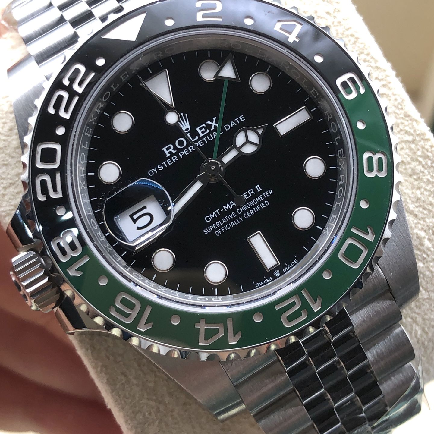 Rolex GMT-Master II 126720VTNR (Onbekend (willekeurig serienummer)) - Zwart wijzerplaat 40mm Staal (6/8)