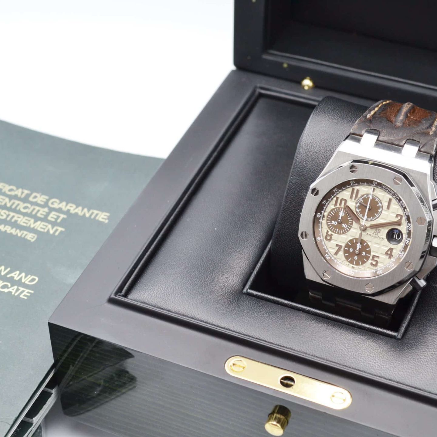 Audemars Piguet Royal Oak Offshore 26470ST.OO.A801CR.01 (2015) - Champagne wijzerplaat 42mm Staal (7/7)