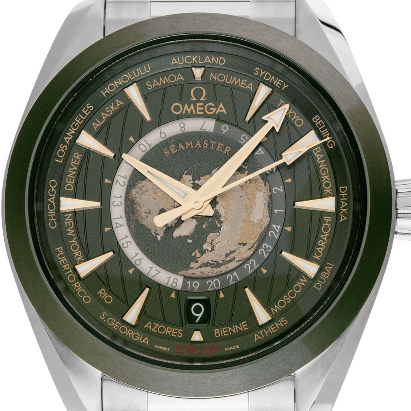 Omega Seamaster Aqua Terra 220.30.43.22.10.001 (2024) - Green dial 43 mm Steel case (1/7)