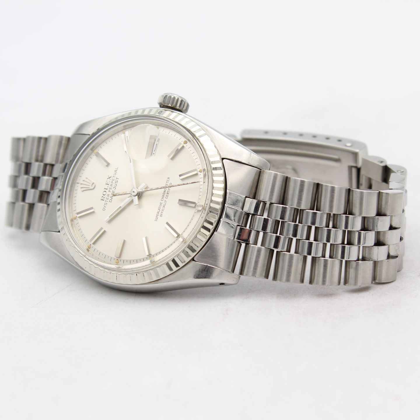 Rolex Datejust 1601 (1977) - Silver dial 36 mm Steel case (7/8)