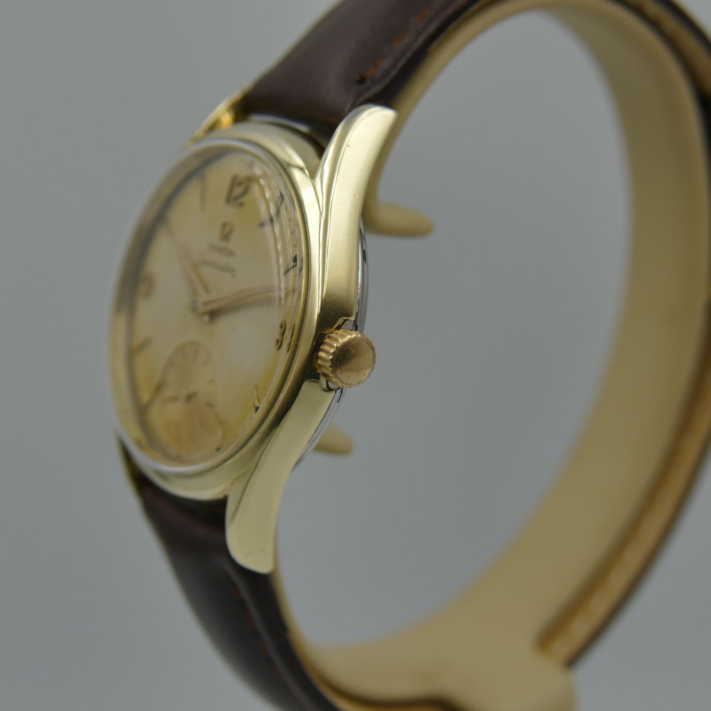 Omega Vintage 50s vintage watch mens Omega Seamaster ref. 2830 -6 / 2829 cal 410 gold cap serviced - (3/8)