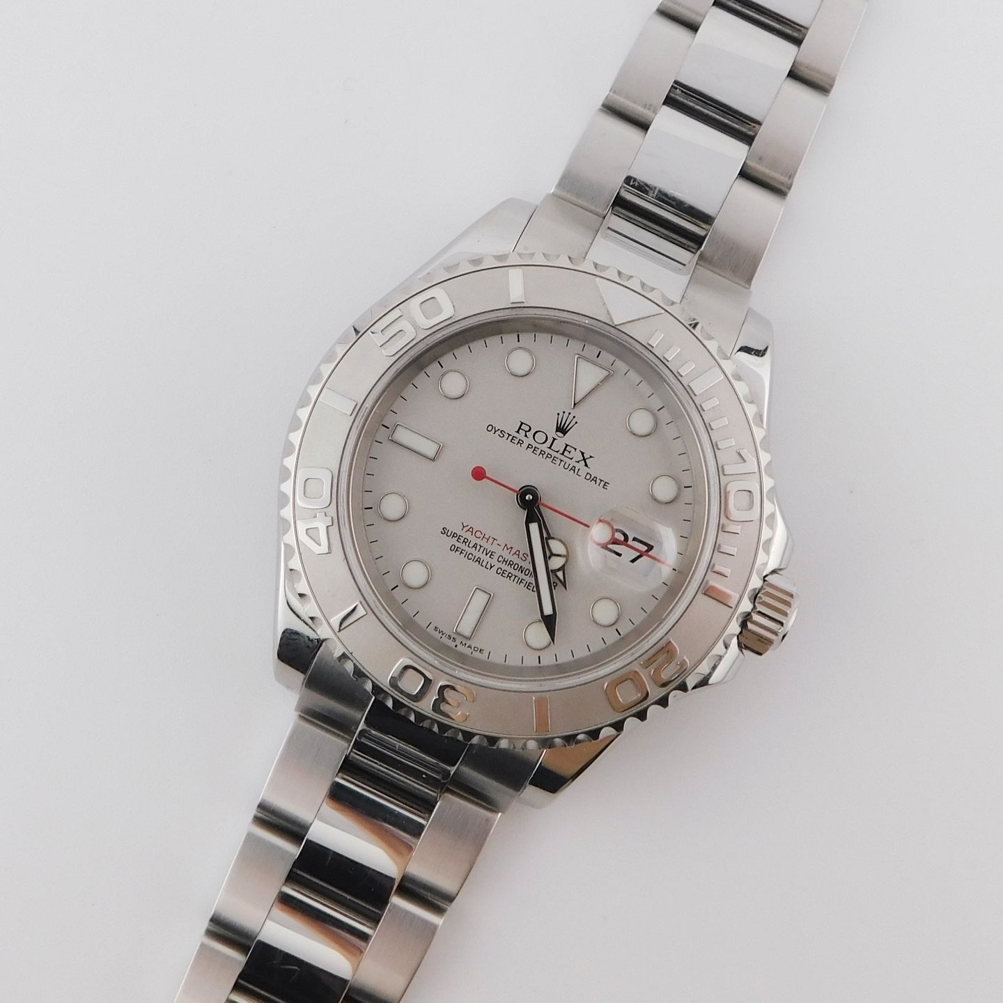 Rolex Yacht-Master 40 16622 (2007) - Grey dial 40 mm Steel case (1/4)