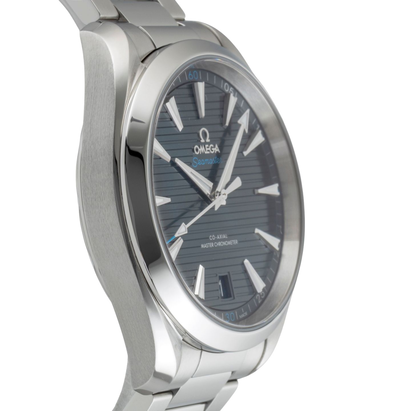 Omega Seamaster Aqua Terra 220.10.41.21.03.001 (2024) - Blue dial 41 mm Steel case (7/8)