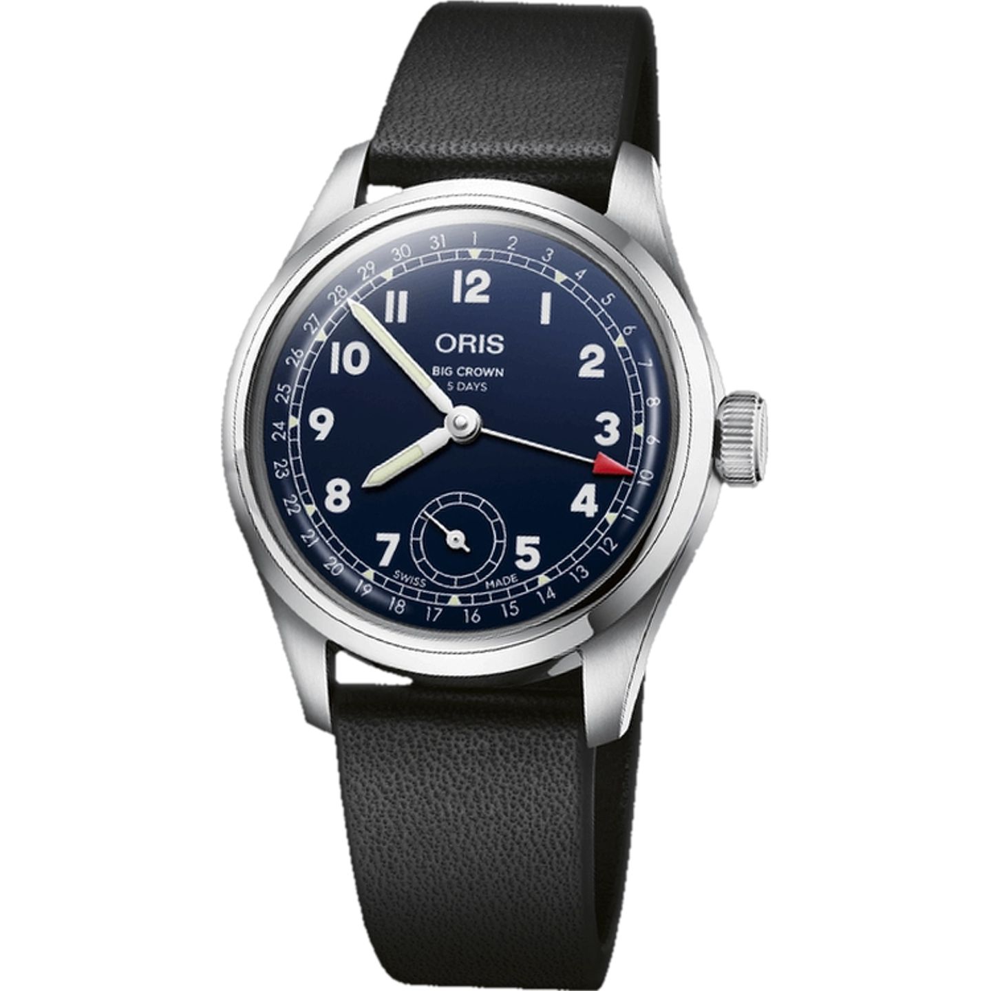 Oris Big Crown Pointer Date 01 403 7776 4065-07 5 19 11 (2026) - Blauw wijzerplaat 38mm Staal (1/1)