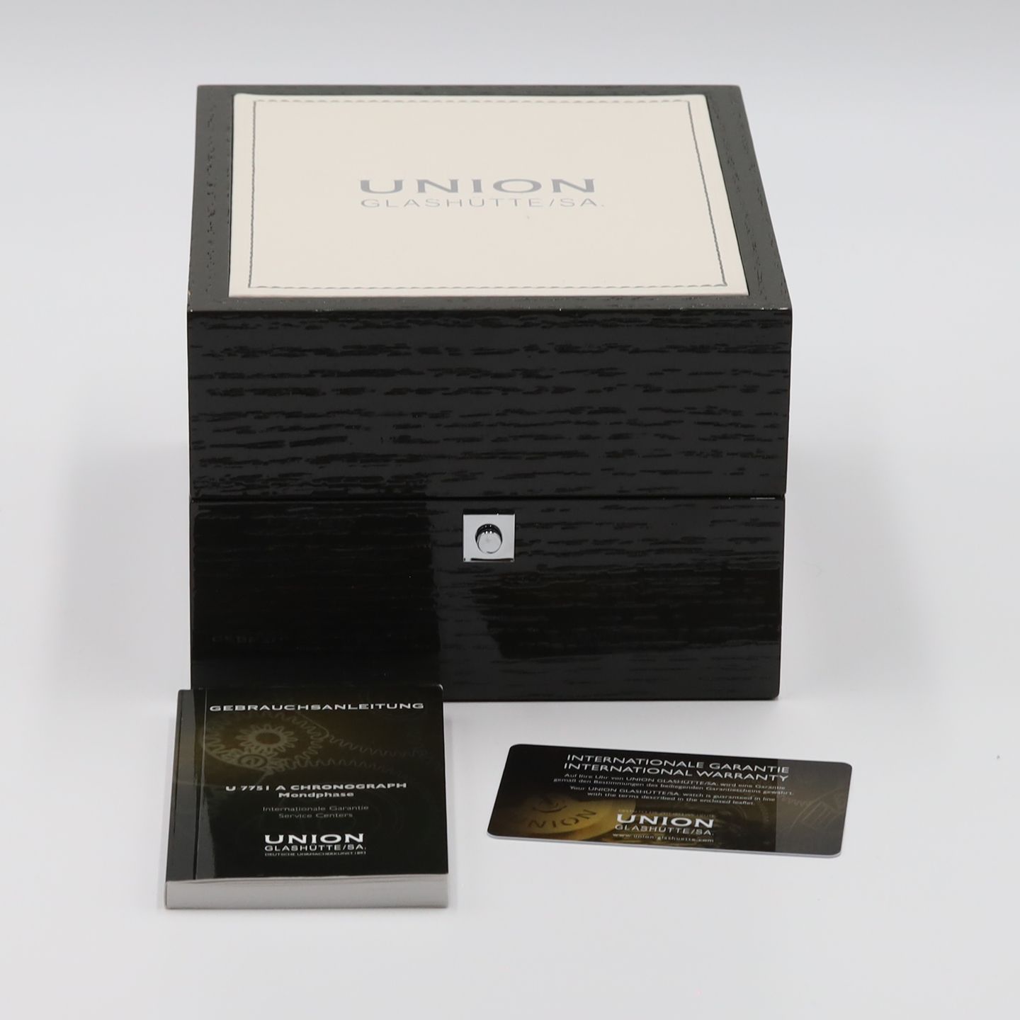 Union Glashütte Belisar Chronograph D002.425.16.037.00 (Onbekend (willekeurig serienummer)) - Wit wijzerplaat 42mm Staal (8/8)