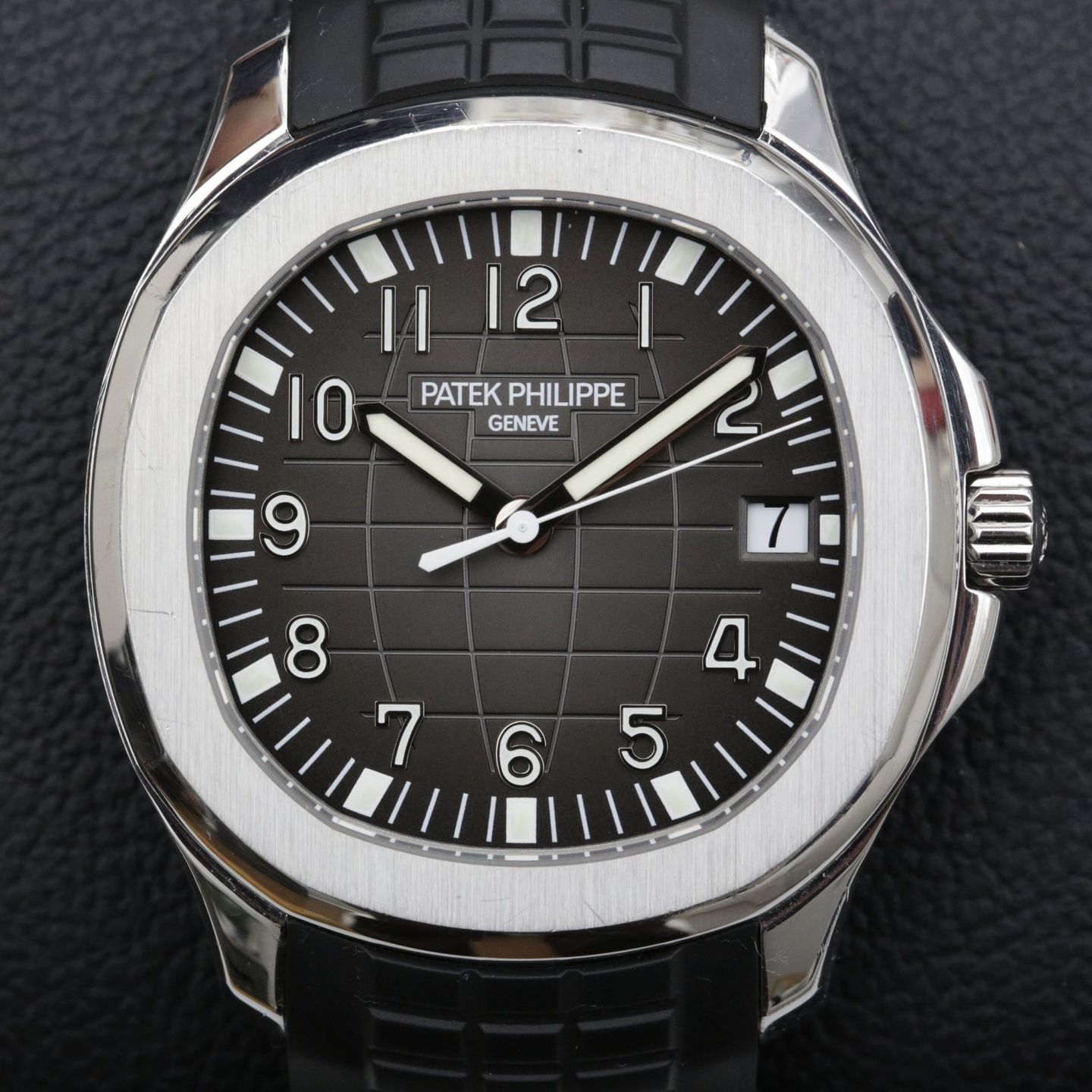 Patek Philippe Aquanaut 5167A-001 (2007) - Zwart wijzerplaat 40mm Staal (1/7)