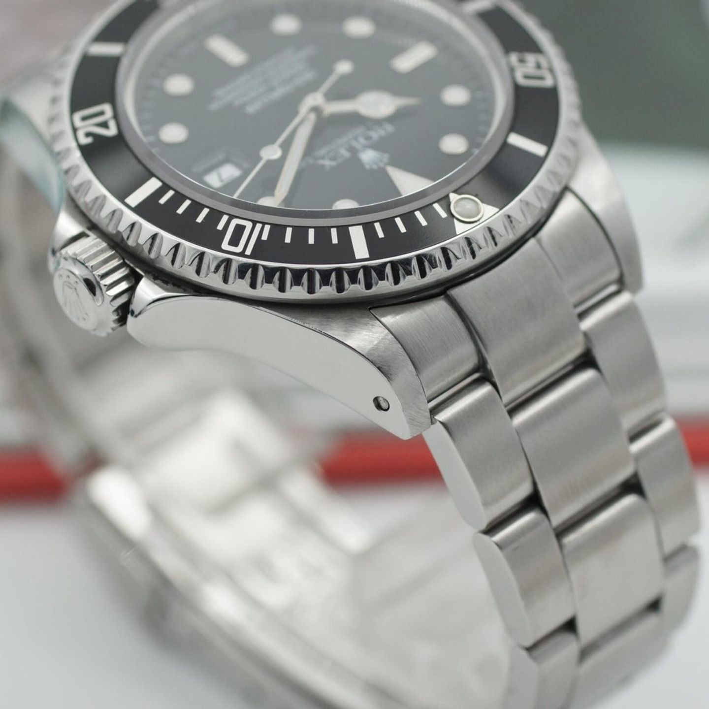 Rolex Sea-Dweller 4000 16600 (1997) - Zwart wijzerplaat 40mm Staal (7/8)