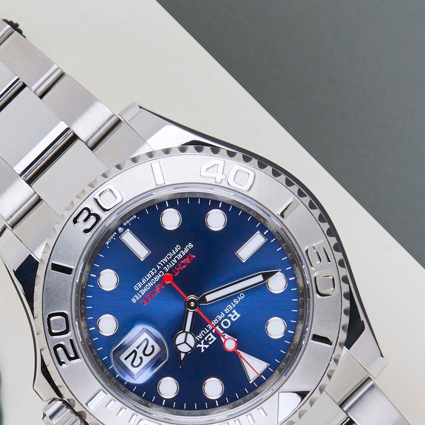 Rolex Yacht-Master 40 126622 (2021) - Blauw wijzerplaat 40mm Staal (4/8)