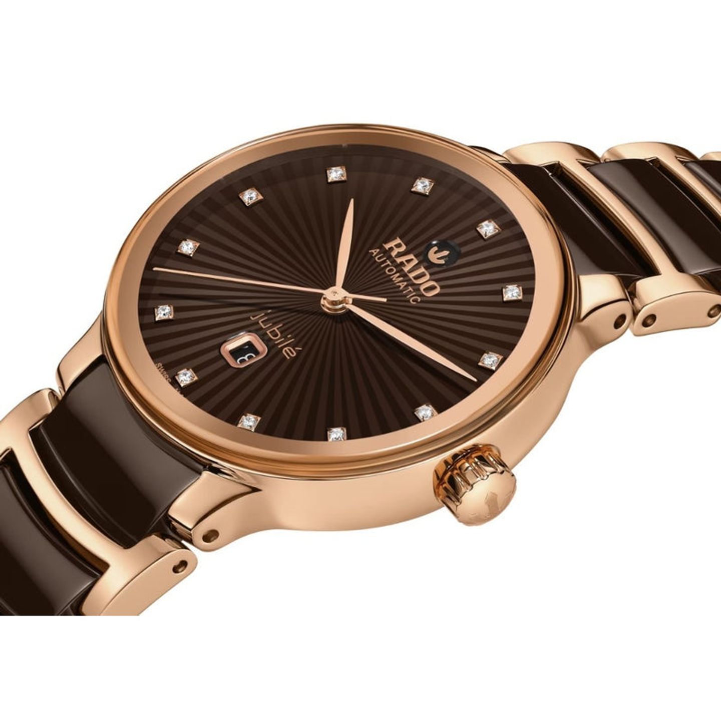 Rado Centrix R30024732 (2026) - Brown dial 31 mm Steel case (6/6)