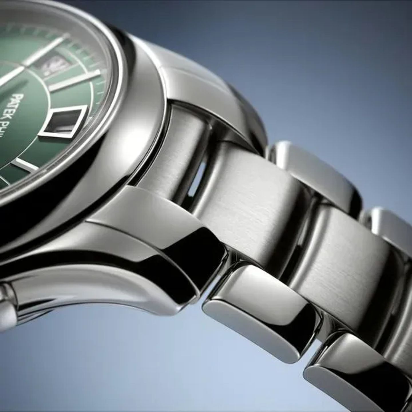 Patek Philippe Annual Calendar Chronograph 5905/1A-001 (2024) - Green dial 42 mm Steel case (5/6)