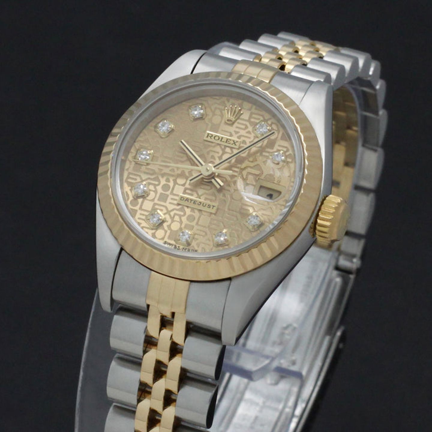 Rolex Lady-Datejust 69173 (1997) - Goud wijzerplaat 26mm Goud/Staal (5/7)