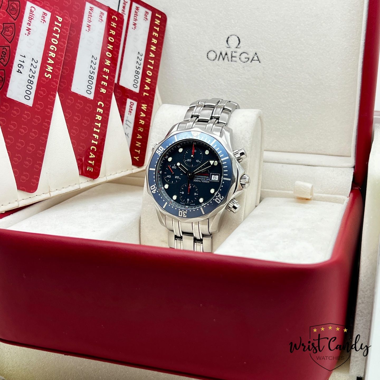 Omega Seamaster Diver 300 M 2599.80.00 (2014) - Blue dial 42 mm Steel case (8/8)